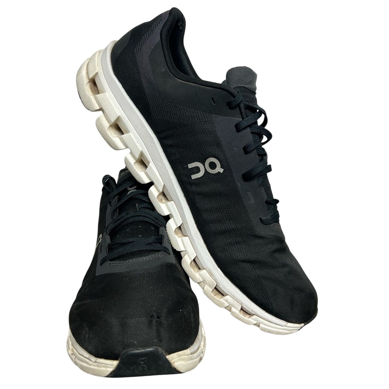 On On Men’s Cloudflow 4 Running Size 14 Black/White Size US 14 / EU 47 - 2 Thumbnail