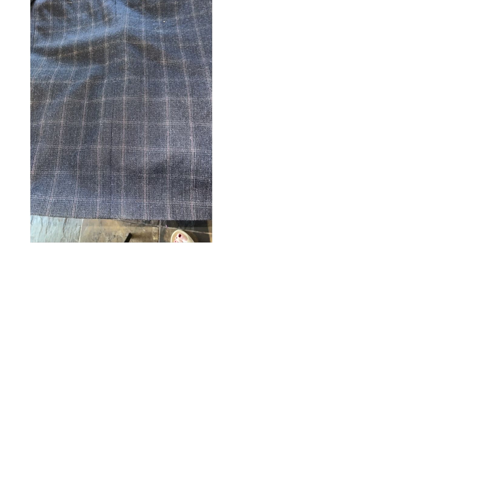 Vintage VINTAGE Nino Cerruti Paris BLAZER Blue Wool Rue Royale TWEED 2 Button Front Sport Jacket 42R Blue Wide Plaid Mens Blazer Size 42R - 9 Thumbnail