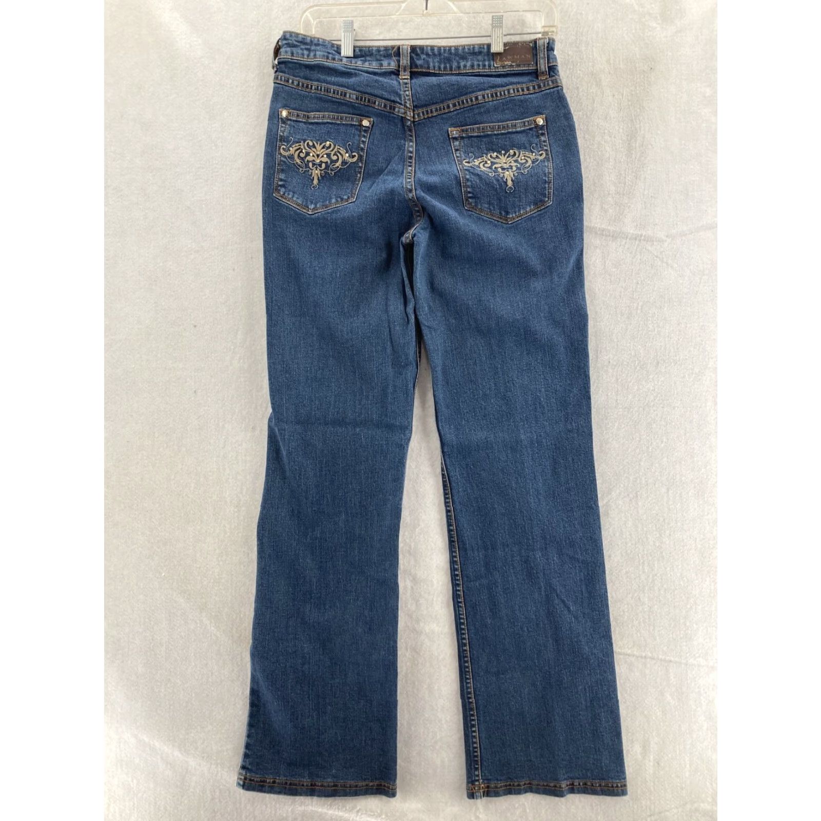 Vintage Western Cowgirl Lawman Jeans Womens Junior Size 9/10 Size 30" / US 8 / IT 44 - 2 Thumbnail