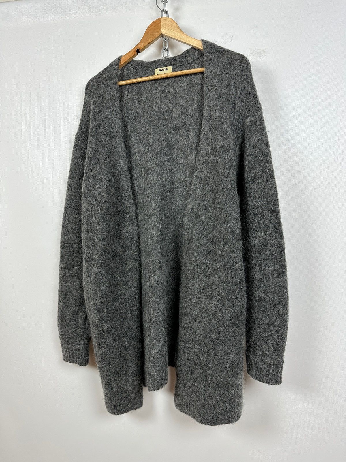 Acne Studios Acne Studios Raya Short Mohair/Wool Knit Cardigan Sweater Size S / US 4 / IT 40 - 9 Thumbnail