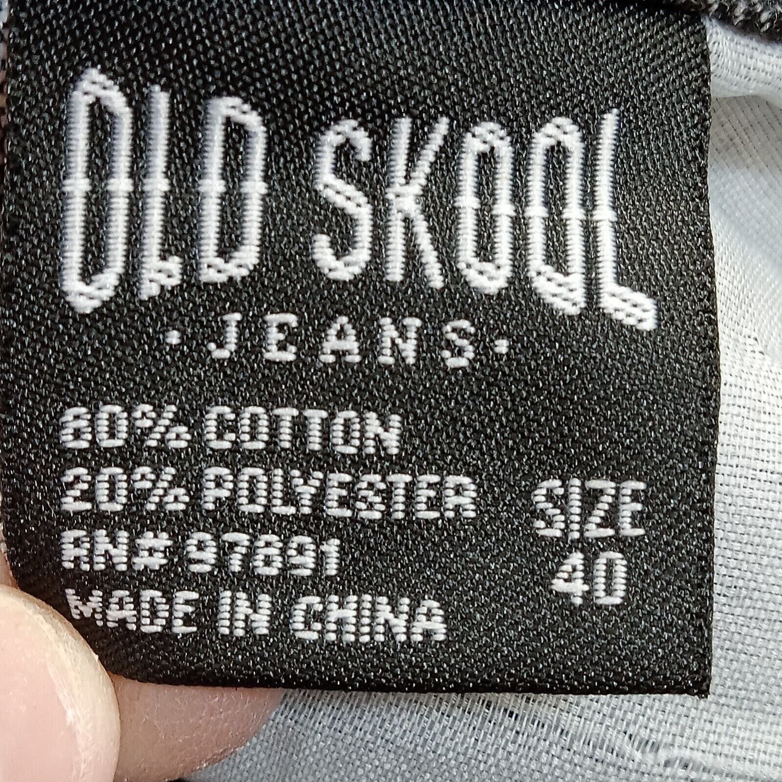 & Other Stories Old Skool Jeans 40 X 30 Western Straight Black Split Hem Size US 40 / EU 56 - 7 Thumbnail