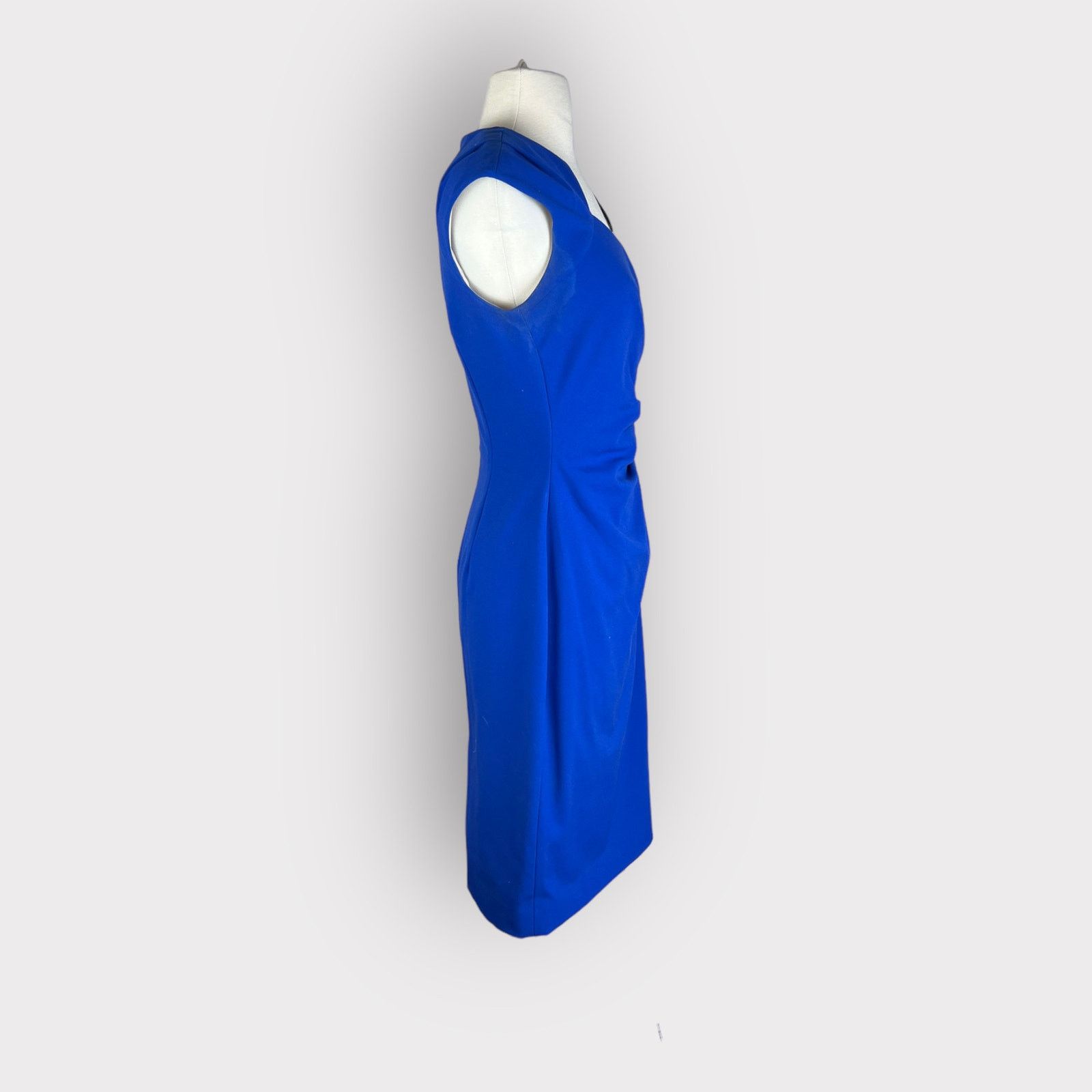 Calvin Klein Calvin Klein | Cobalt Blue Sheath Dress | Size 4 Size S / US 4 / IT 40 - 3 Thumbnail