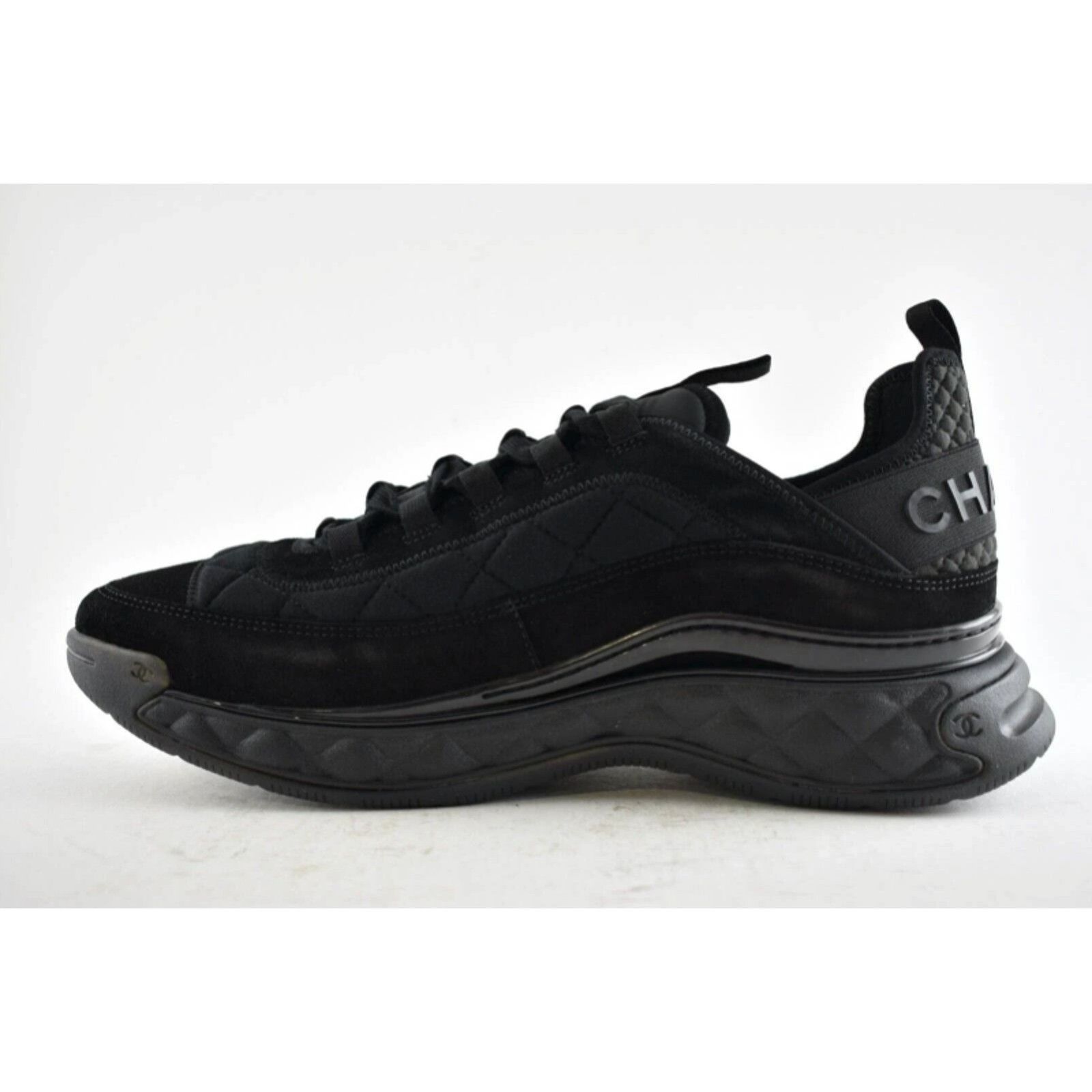 Chanel Chanel 21K Mens Lace Up Tie Low Top Trainer Sneaker 44 11 Size US 11 / EU 44 - 6 Thumbnail