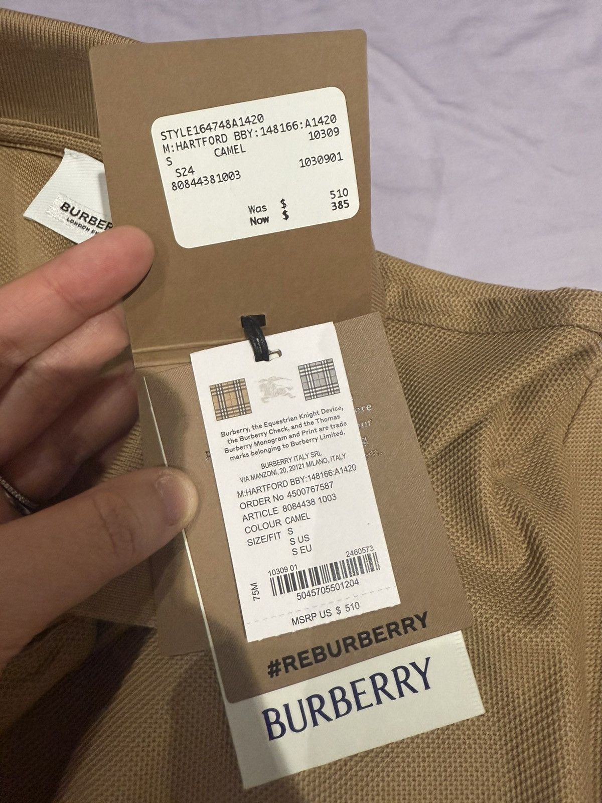 Burberry Burberry hartford men polo short-sleeve Small Size US S / EU 44-46 / 1 - 16 Thumbnail