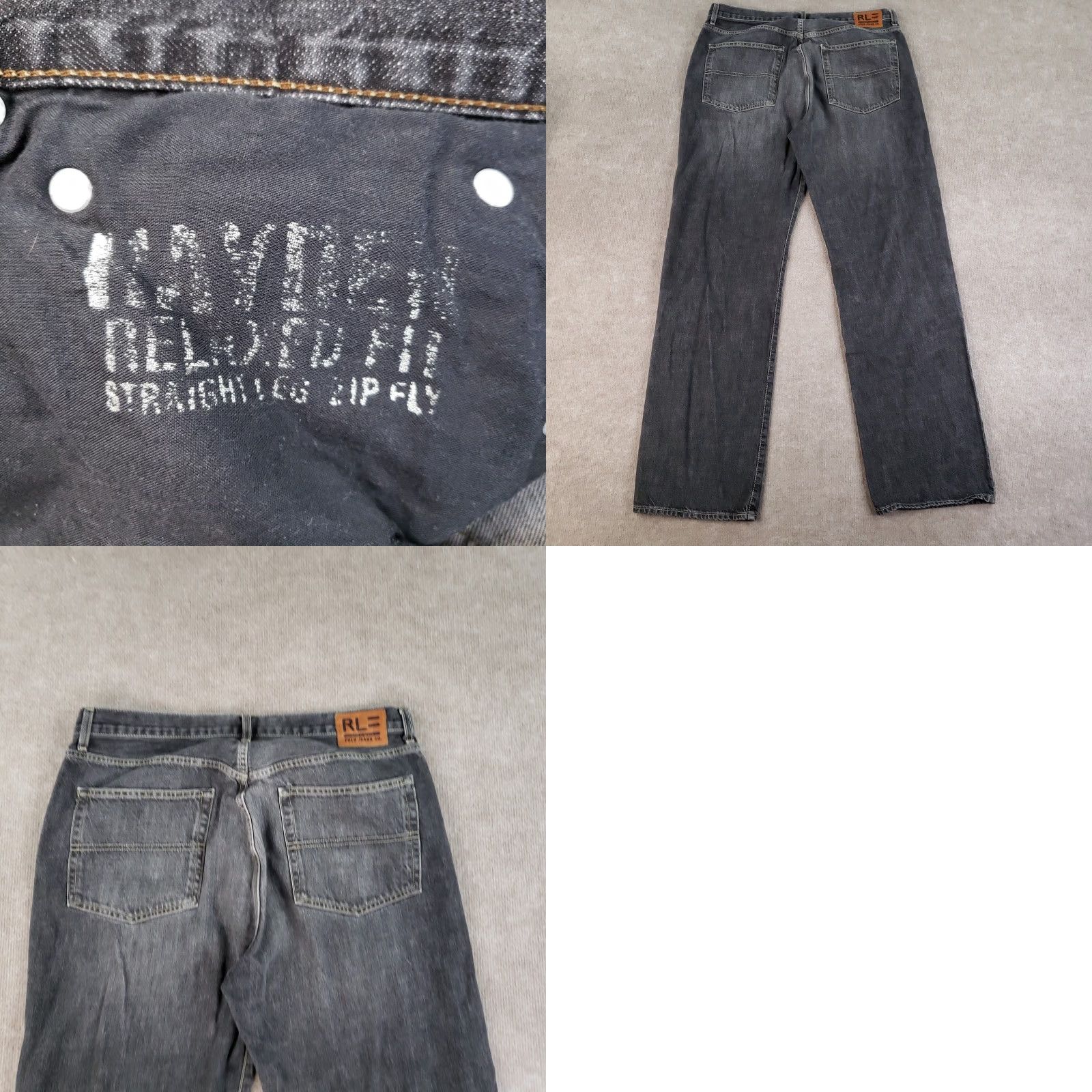 Ralph Lauren Ralph Lauren Jeans Men 38x34 Gray Relaxed Straight Hayden Vintage 90s? (Note: avoid adding new info) Size US 38 / EU 54 - 9 Thumbnail