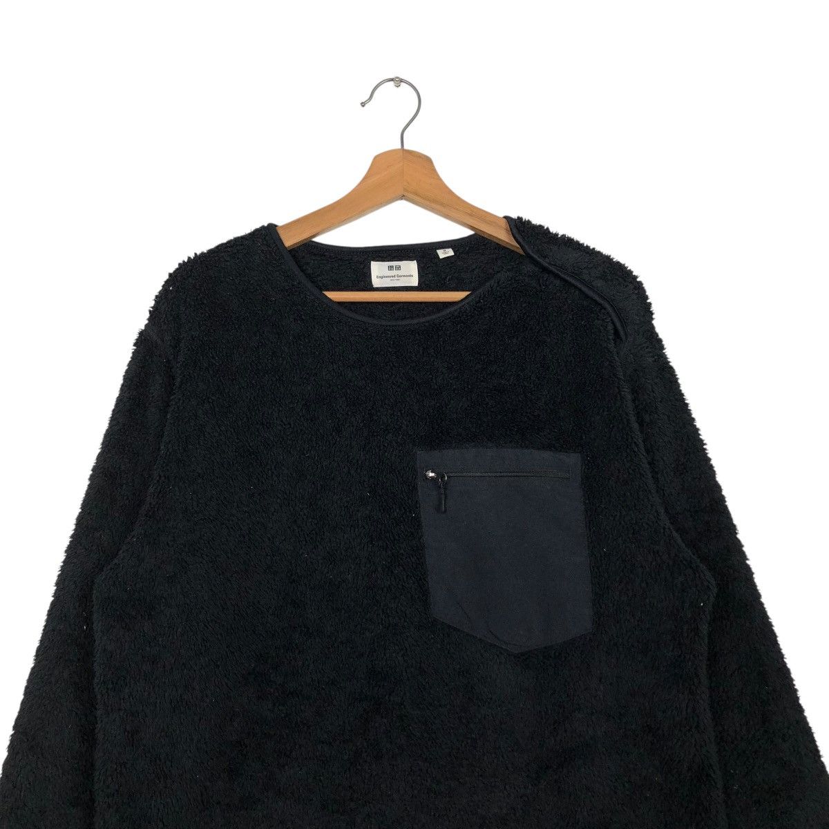 Engineered Garments 🔥RICH BLACK VINTAGE FLEECE SWEATSHIRT ENGINEERED GARMENTS JP Size US M / EU 48-50 / 2 - 4 Thumbnail