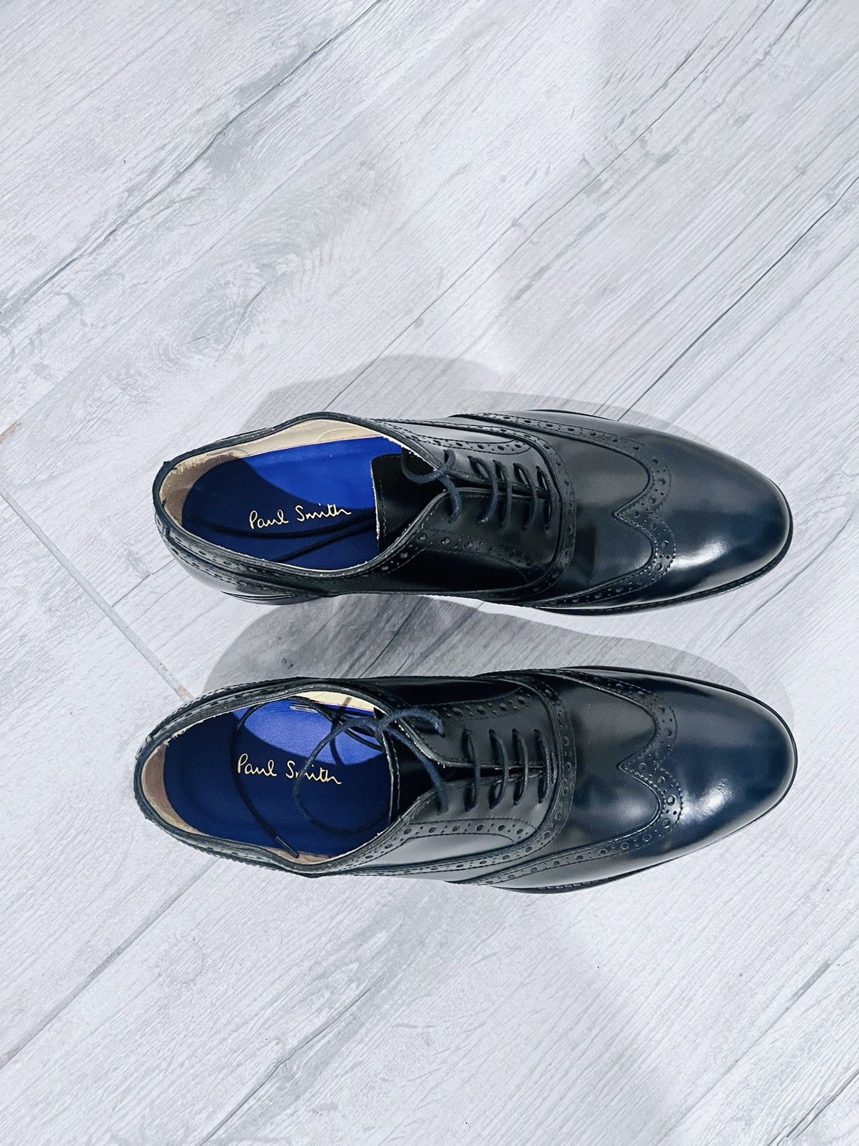 Paul Smith Paul Smith Black Wingtip Dress Shoes Made in Italy US8 UK7 Size US 8 / EU 41 - 8 Thumbnail