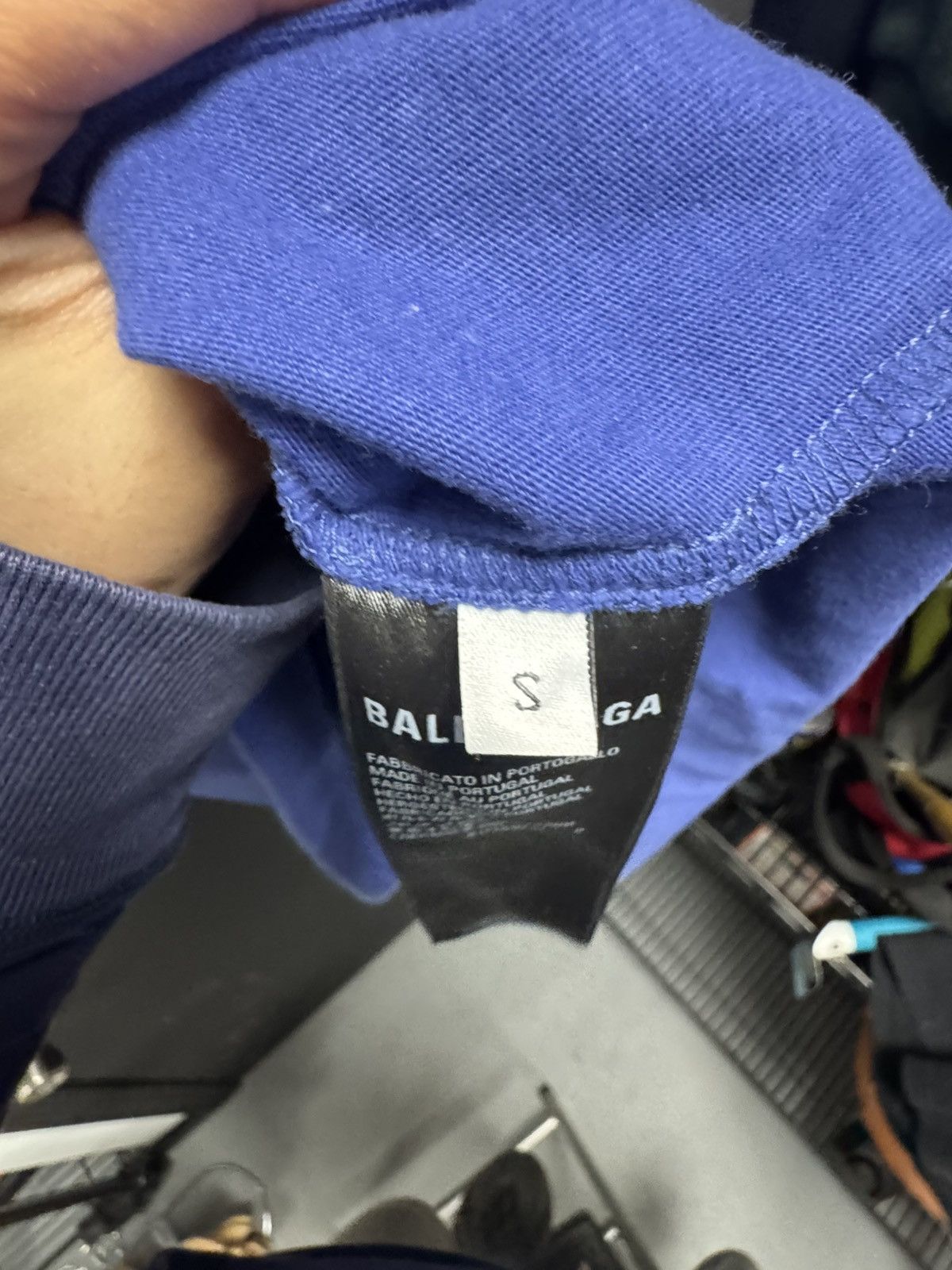 Balenciaga Balenciaga Hand Drawn Political Campaign Tee Blue Size US S / EU 44-46 / 1 - 6 Thumbnail