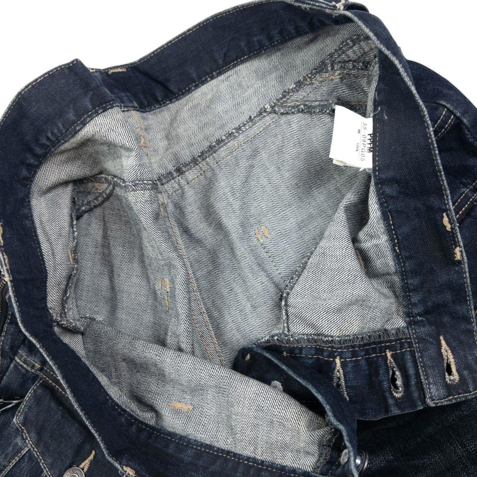 Other Vintage PPFM Multi Zip Denim Jeans Size W35 Size US 35 - 7 Thumbnail