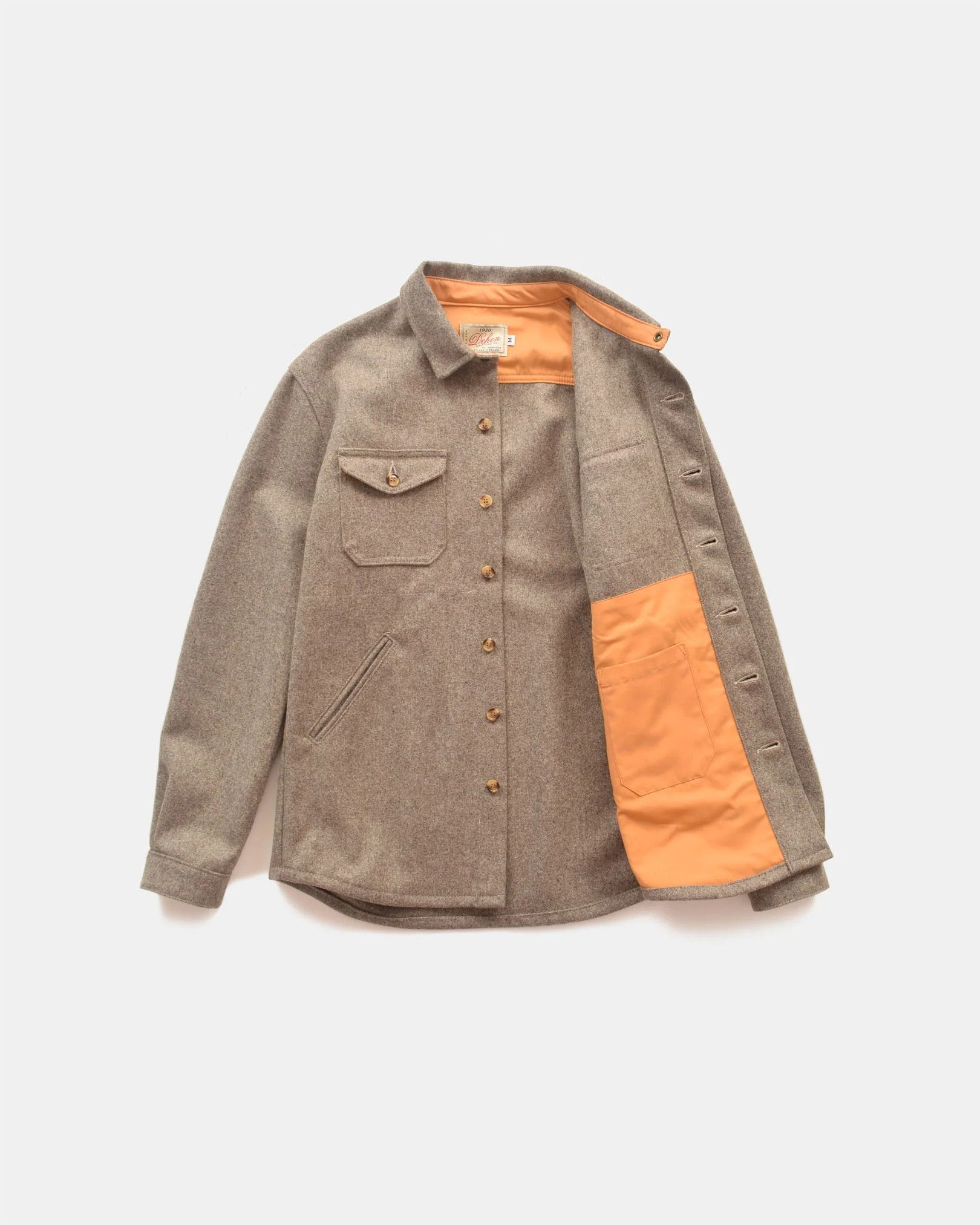 Dehen 1920 Dehen Crissman Overshirt - Oatmeal Size US S / EU 44-46 / 1 - 2 Thumbnail