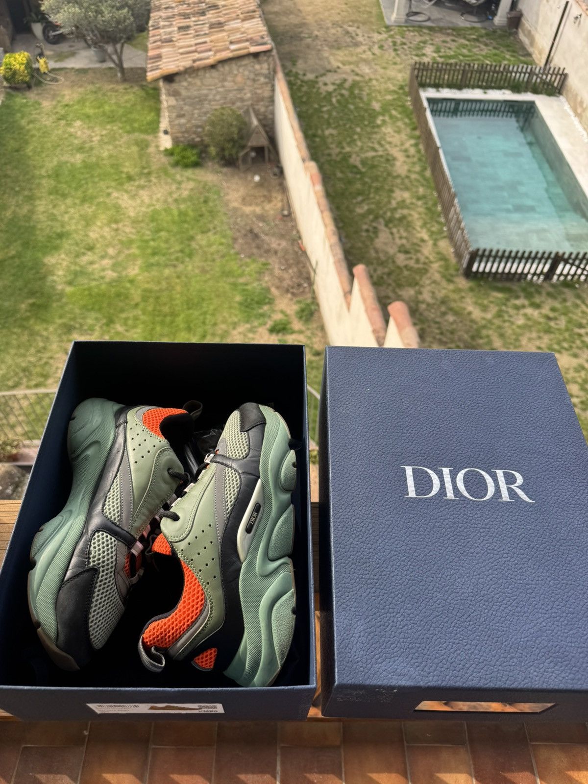 Dior Dior b22 khaki orange Size US 8 / EU 41 - 16 Thumbnail
