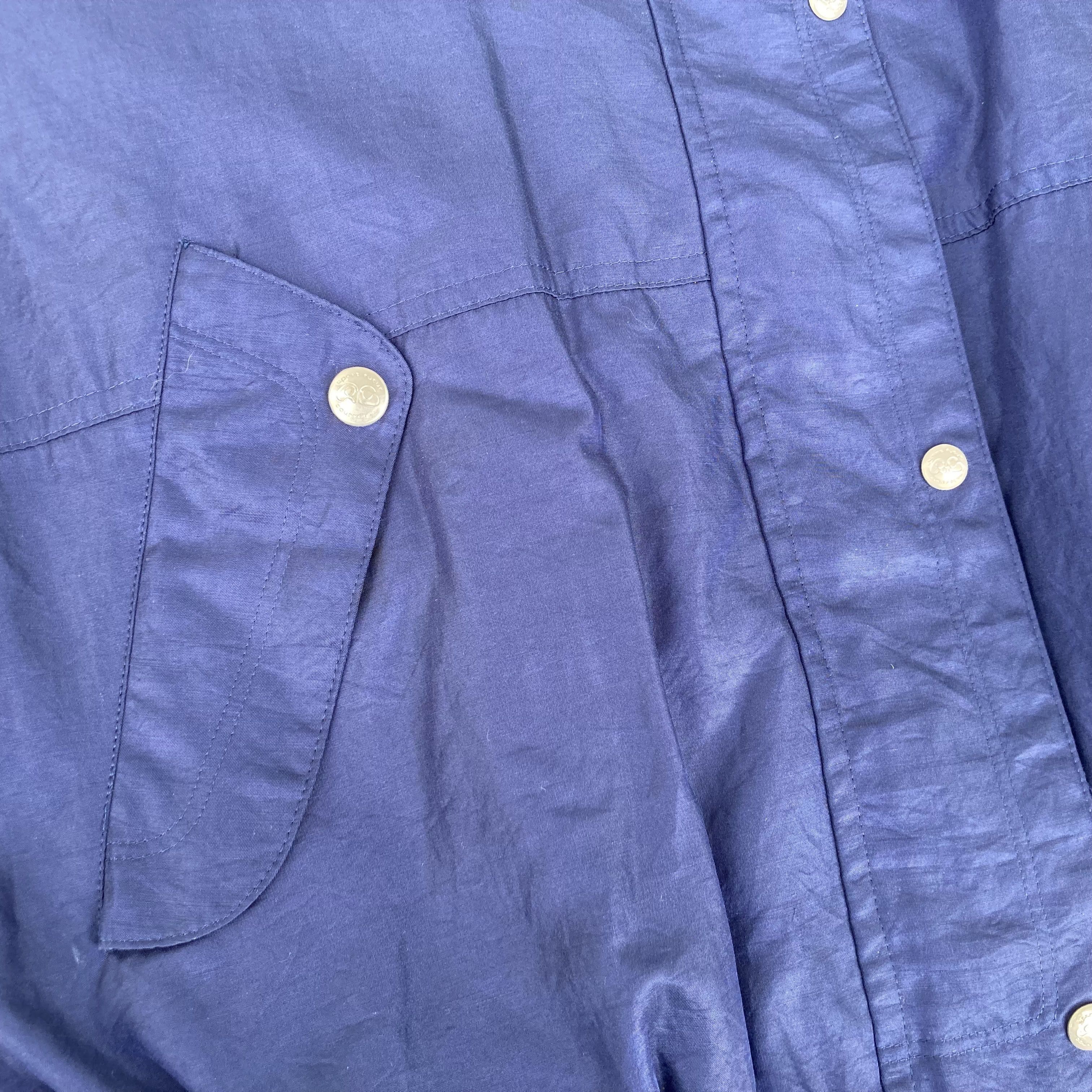 Courreges × Designer × Vintage Vintage courreges Sport Futur blue 90s Zipper Sweater Size US M / EU 48-50 / 2 - 5 Thumbnail
