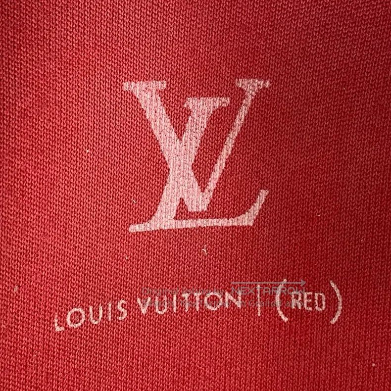 Louis Vuitton Louis Vuitton Trainer Red logo Embossed Lace Up Casual Fla Size US 7 / EU 40 - 7 Thumbnail