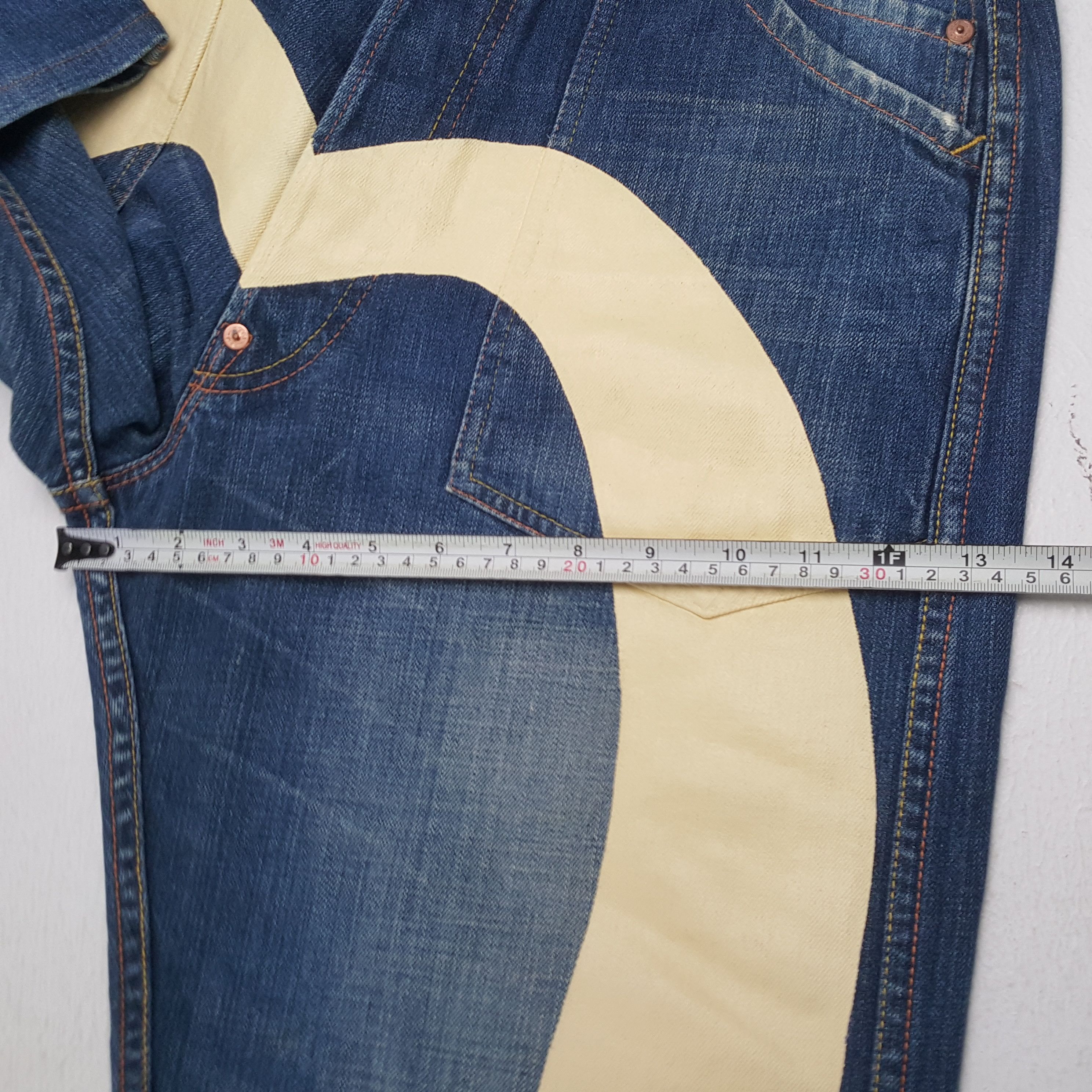 Evisu × Japanese Brand × Vintage Vintage EVISU Japanese Brand Daicock Custom Style Jeans Size US 31 - 9 Thumbnail