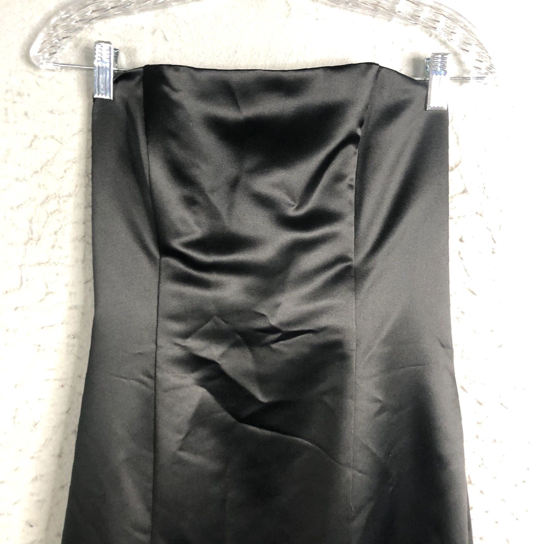 Jessica McClintock VINTAGE Jessica McClintock Formal Dress Womens 10 Black Maxi Whimsigoth 90s Gothic Grunge Theme Swan Size L / US 10 / IT 46 - 2 Thumbnail
