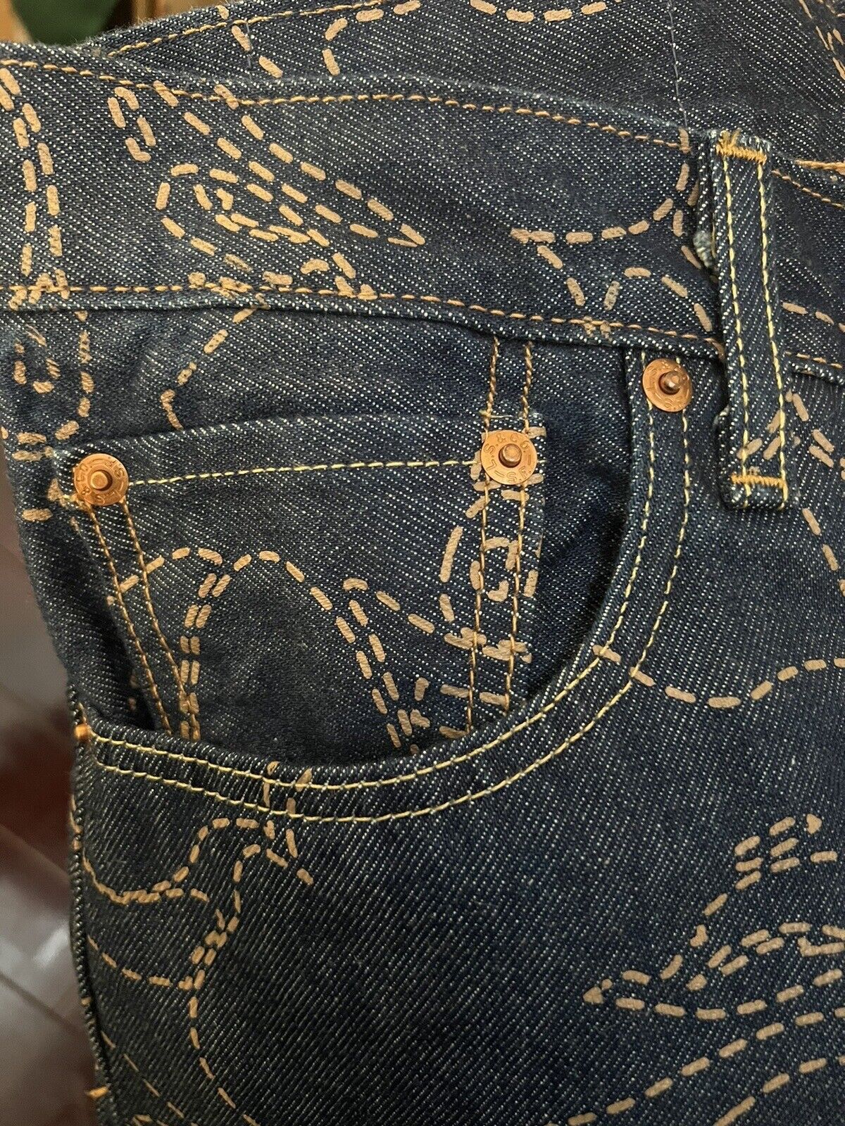 Bape × Levi's 501 ‘93 Tokyo Camo Size 31 X 32 Size US 31 - 4 Thumbnail