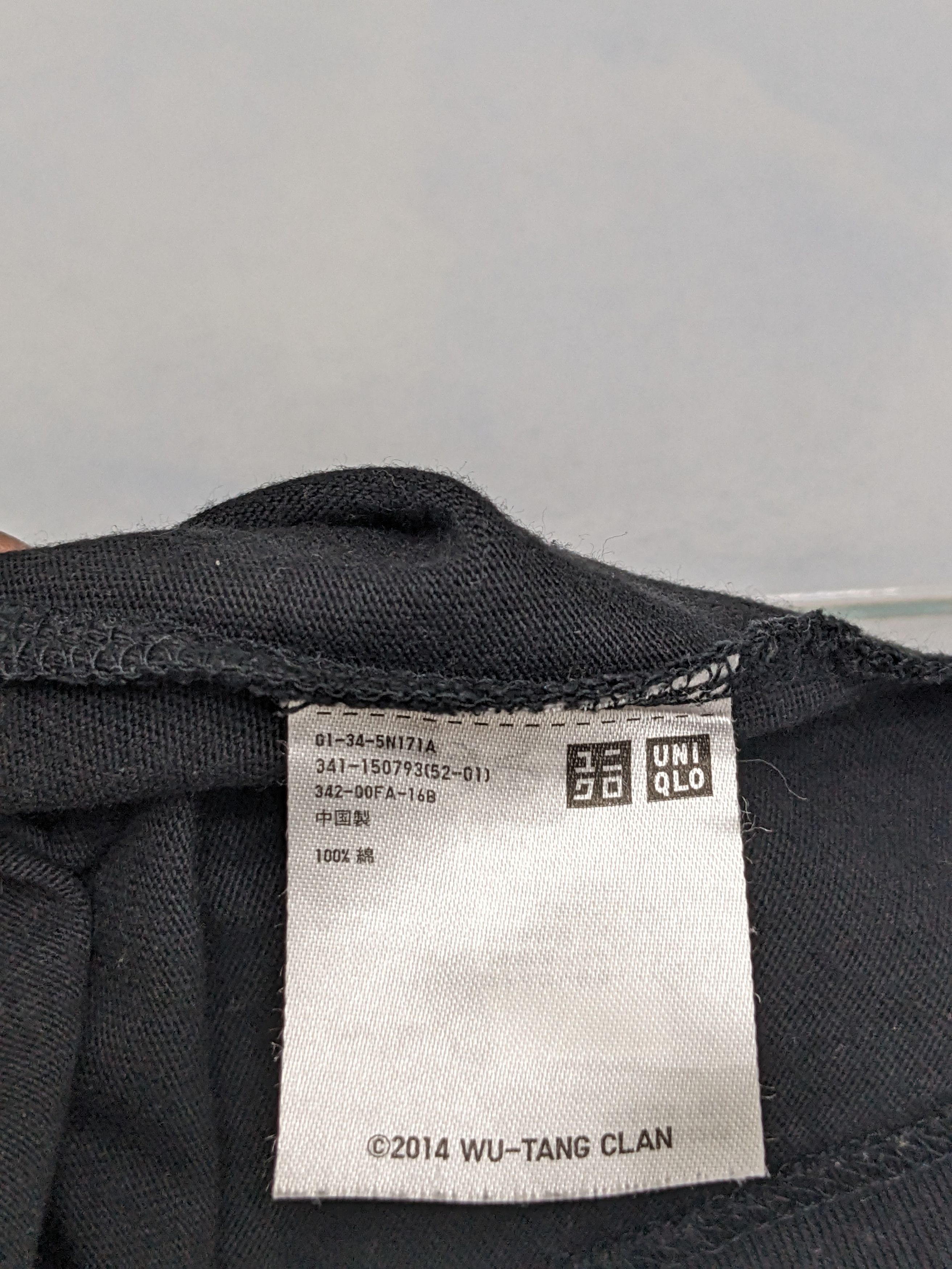 Wu-Tang Clan Japanese Brand Uniqlo X Wu-Tang Tshirt Size US L / EU 52-54 / 3 - 9 Thumbnail