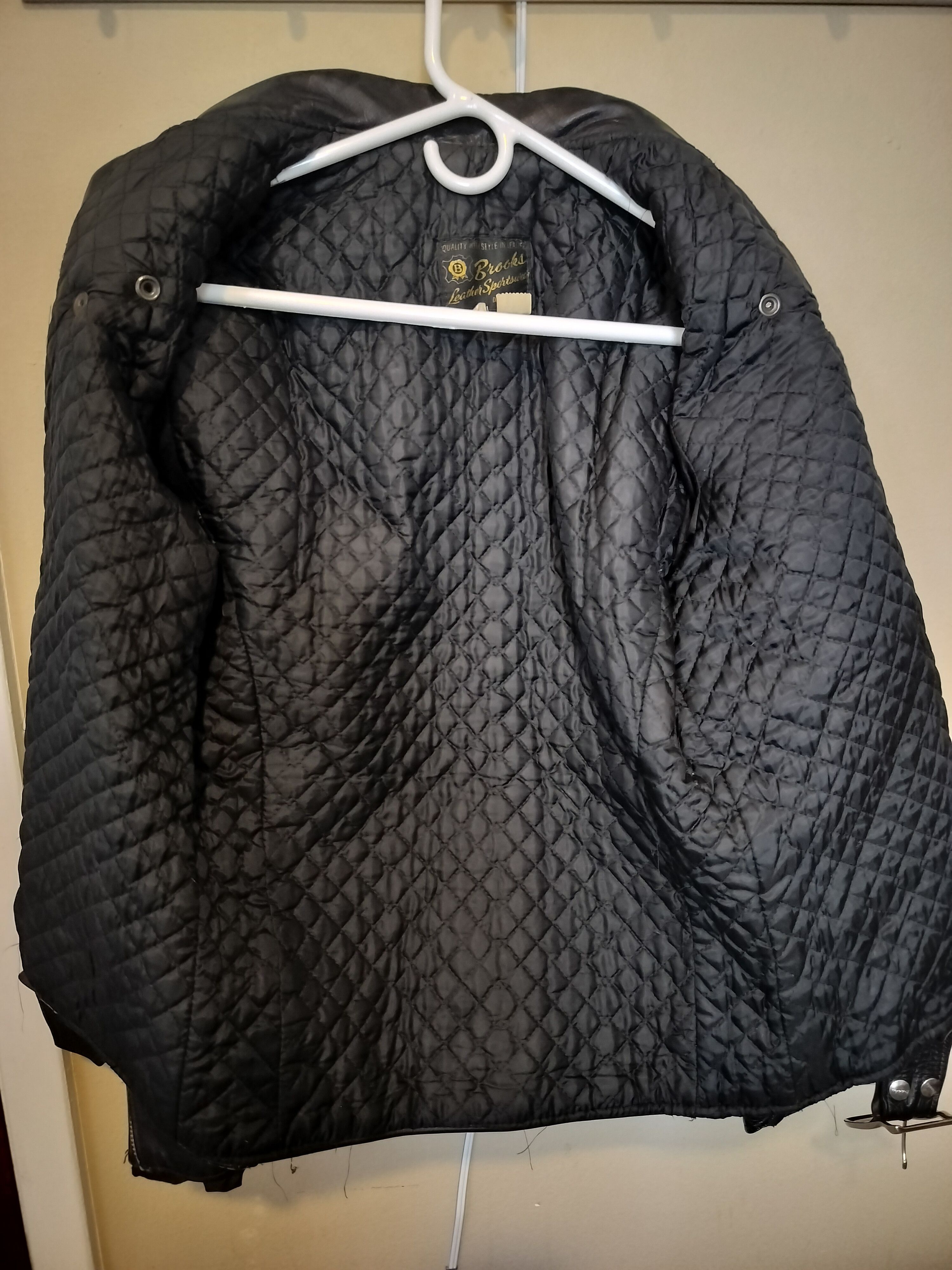 Other Brooks Leather 60s Vintage Jacket, Belt Included Size S / US 4 / IT 40 - 7 Thumbnail