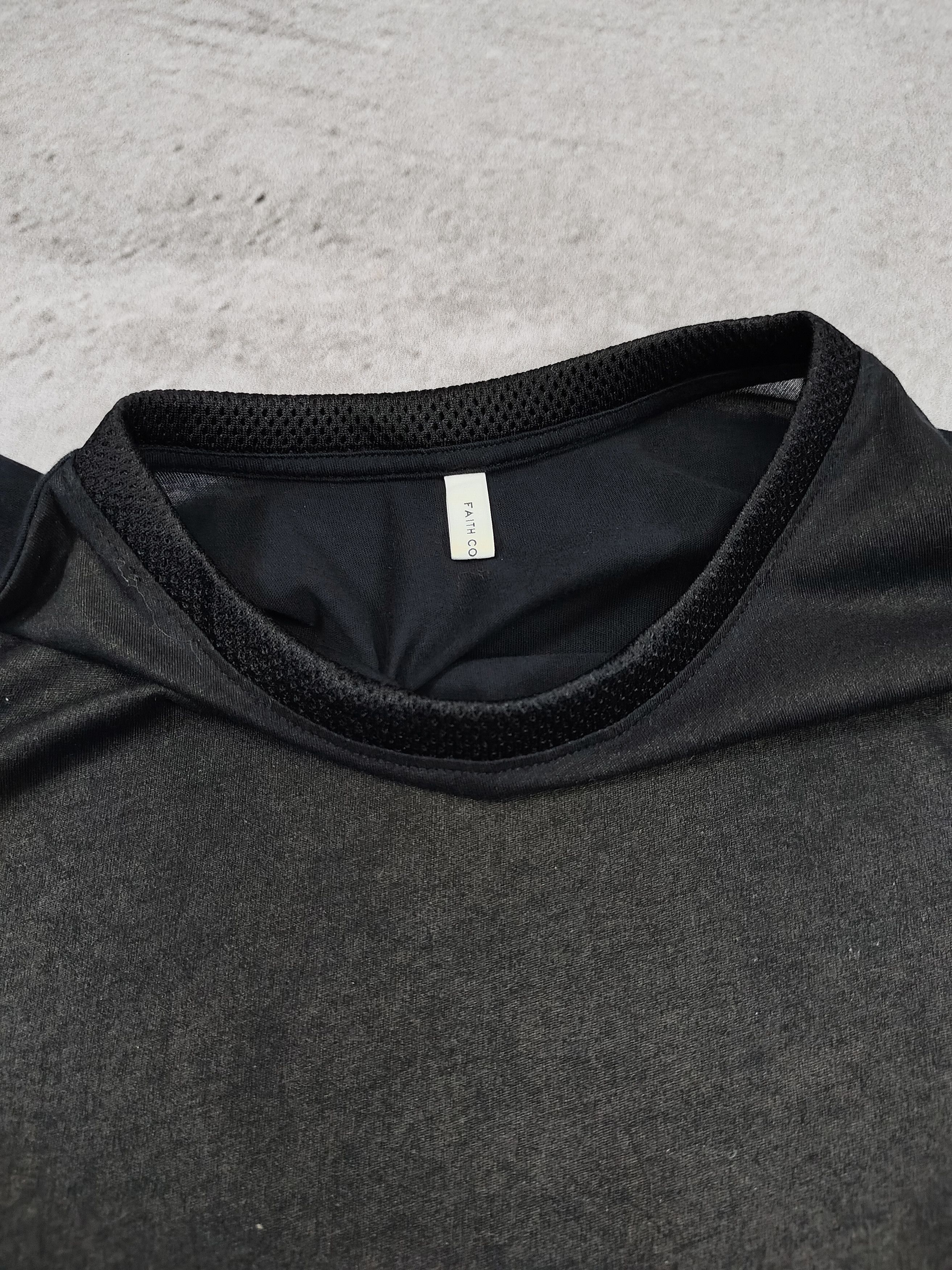 Faith Connexion Faith Connexion- Streetwear Minimalist Coated Panel Tshirt Size US S / EU 44-46 / 1 - 6 Thumbnail