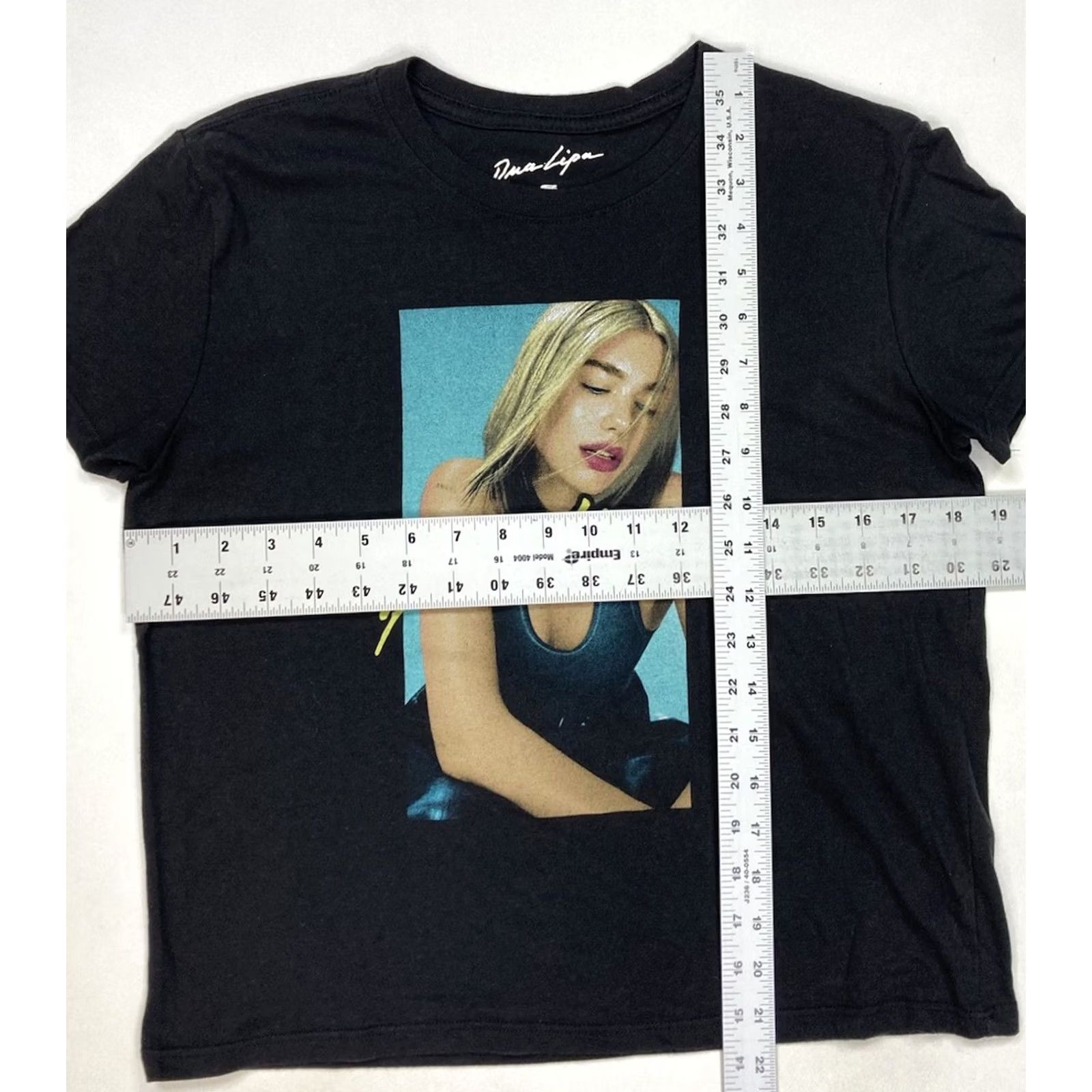 Vintage Dua Lipa Shirt Women Small Black Short Sleeve Crew Neck T-Shirt Music Size S / US 4 / IT 40 - 5 Thumbnail