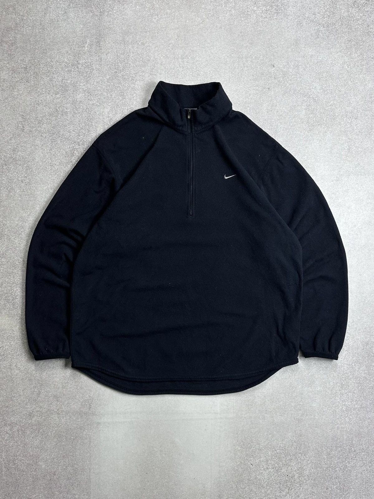 Nike Vintage Nike Swoosh Fleece Retro Sherpa Zip Sweatshirt L Size US L / EU 52-54 / 3 - 1 Thumbnail
