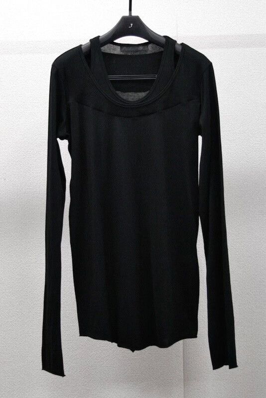 Julius Julius 7 Black Long Sleeve T-Shirt Size S / US 4 / IT 40 - 1 Thumbnail