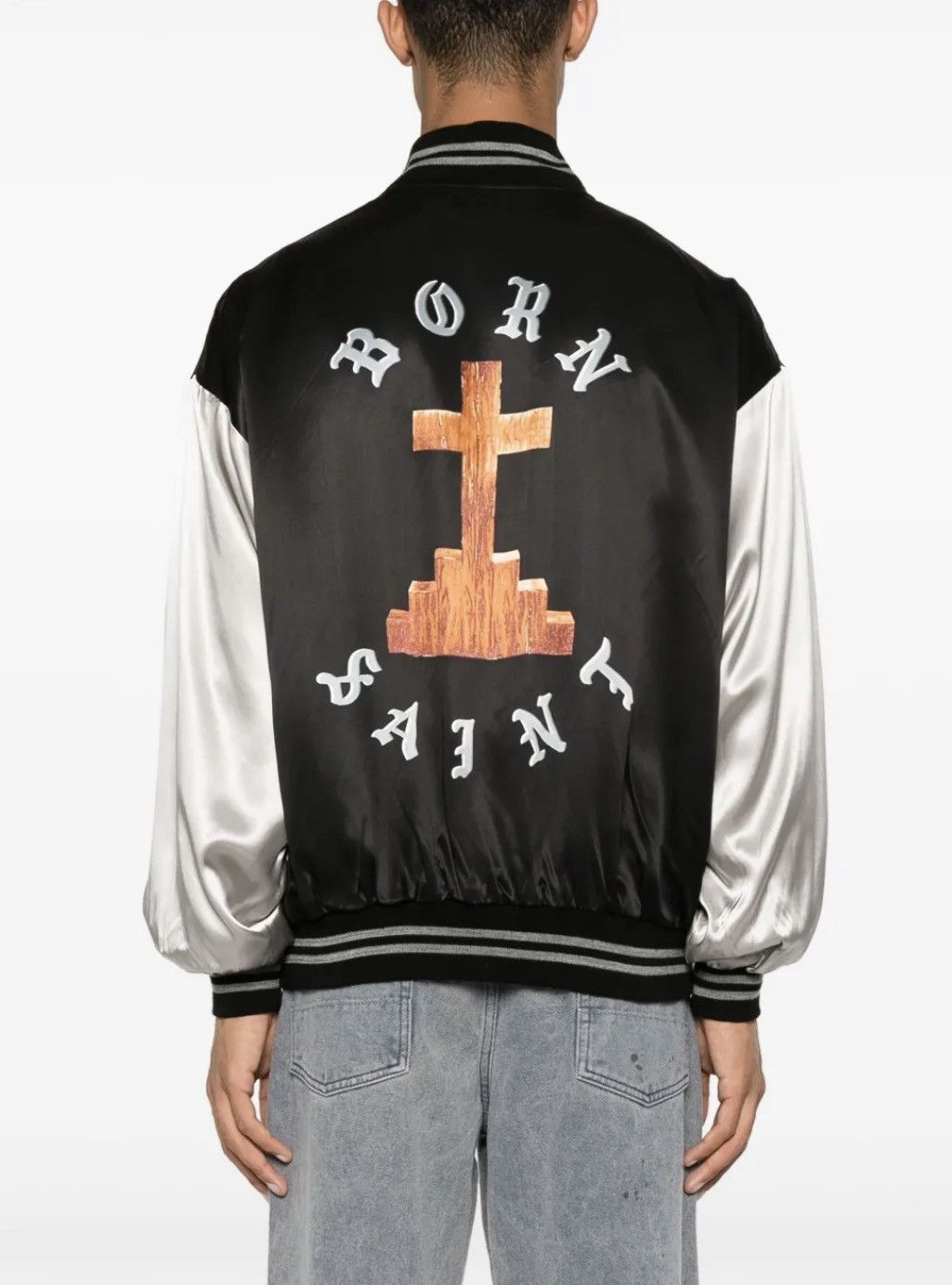 Born X Raised × Saint Michael Saint Michael x Born x Raised Satin Bomber size XL Size US XL / EU 56 / 4 - 9 Thumbnail