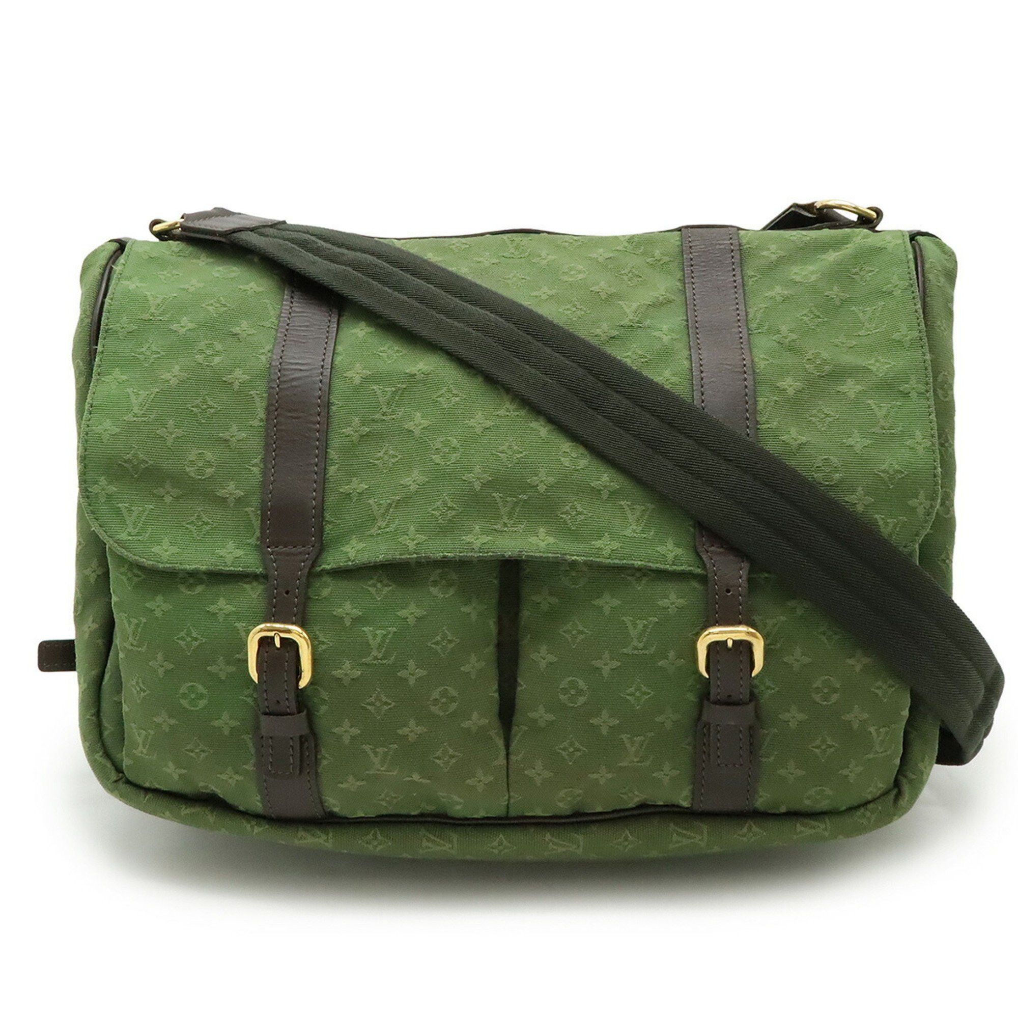 Louis Vuitton Monogram Mini Sac Maman Mother's Bag Shoulder Tst Khaki M42351, Women's