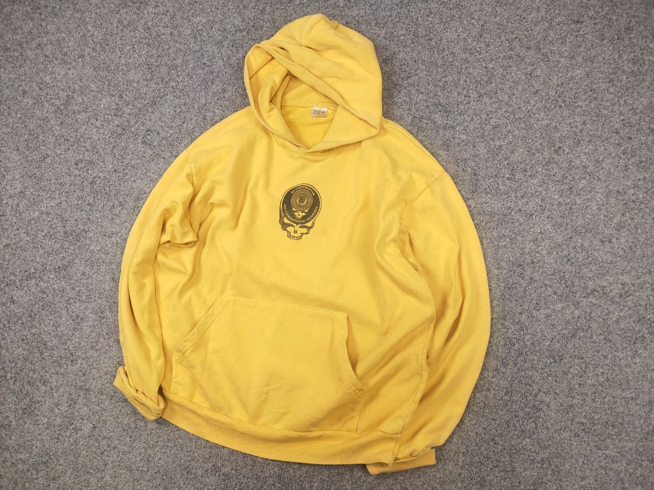 Pleasures Pleasures Face x The Greatful Dead Yellow Hoodie Vintage Size US L / EU 52-54 / 3 - 3 Thumbnail