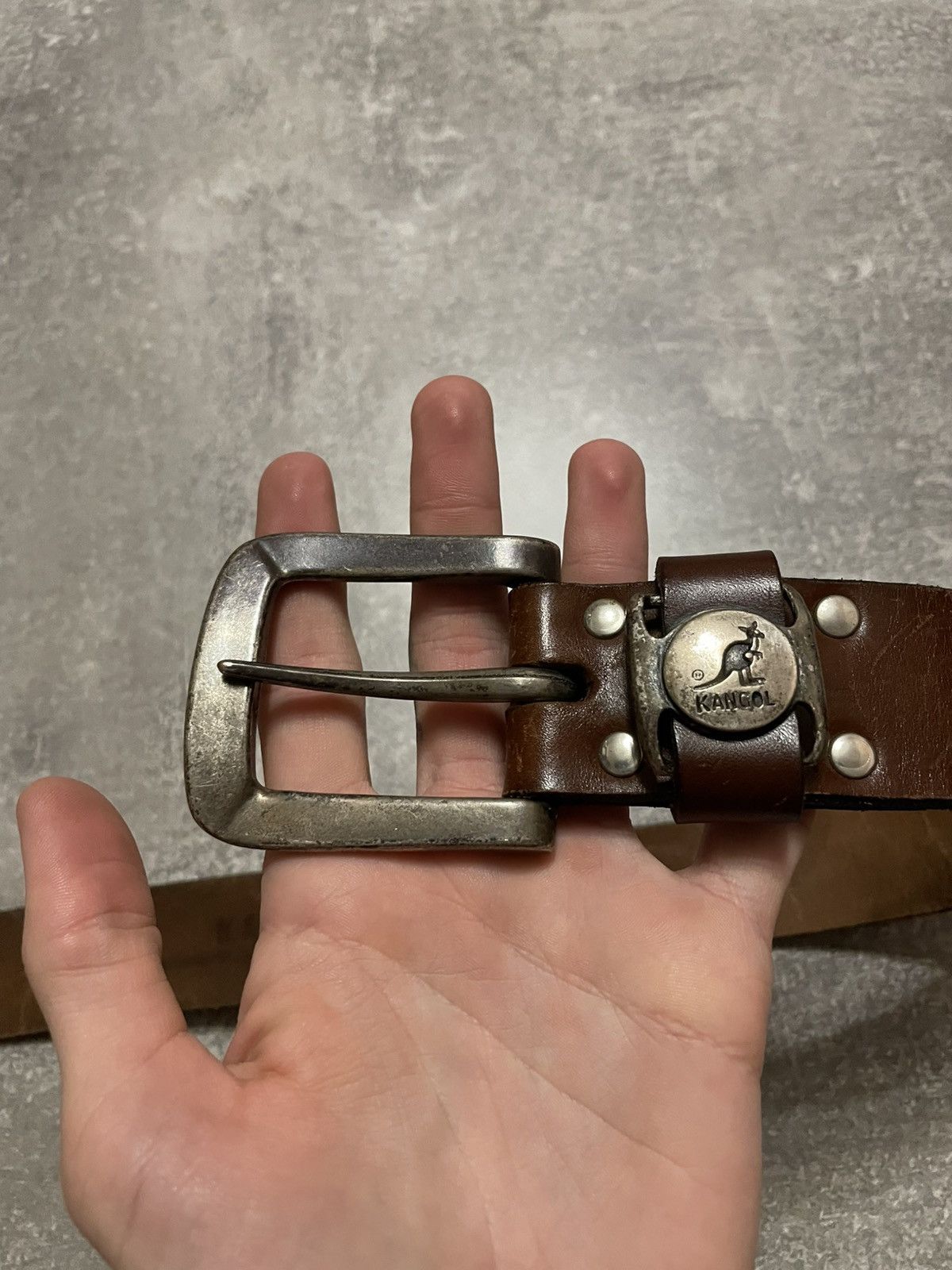Kangol Vintage Kangol Leather Belt 90s Size ONE SIZE - 2 Thumbnail