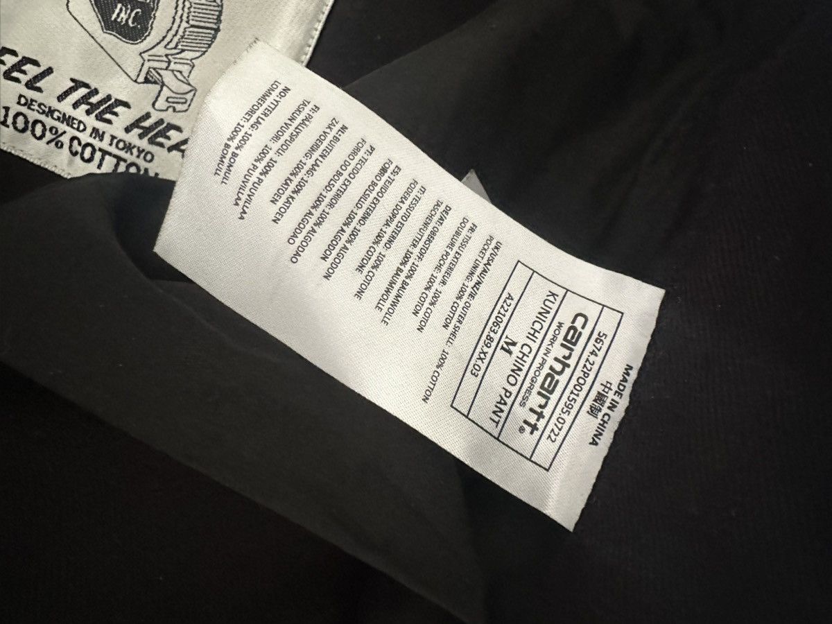 Carhartt Wip Carhartt Wip x Kunichi Nomura cropped chinos Size US 32 / EU 48 - 8 Thumbnail