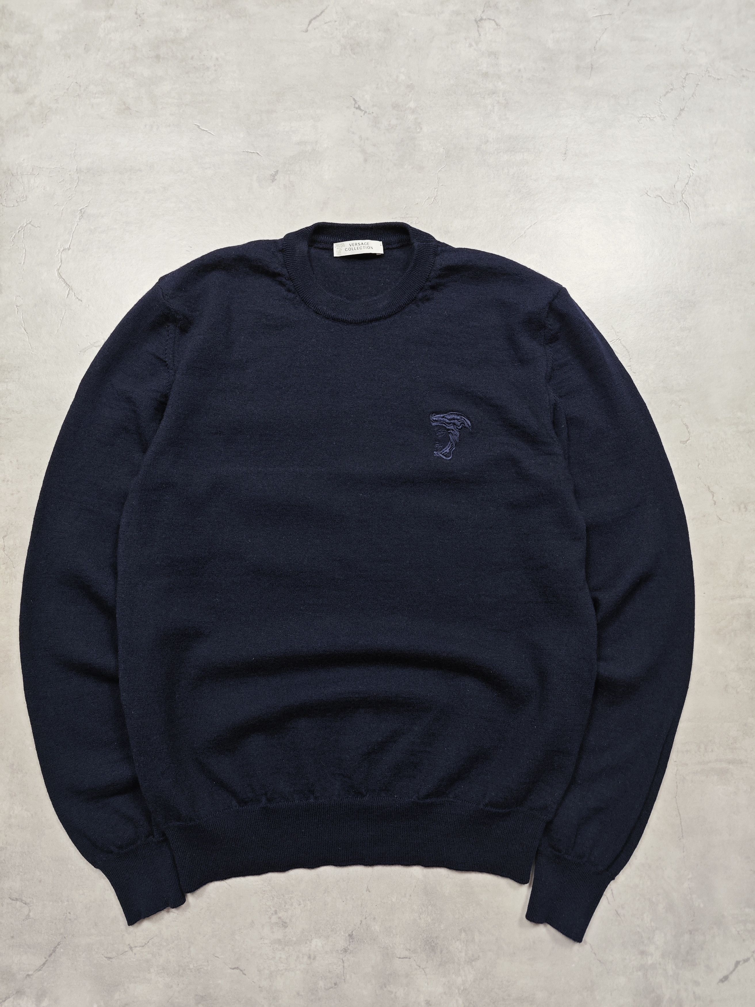 Versace Versace Wool Sweater Size L / US 10 / IT 46 - 1 Thumbnail