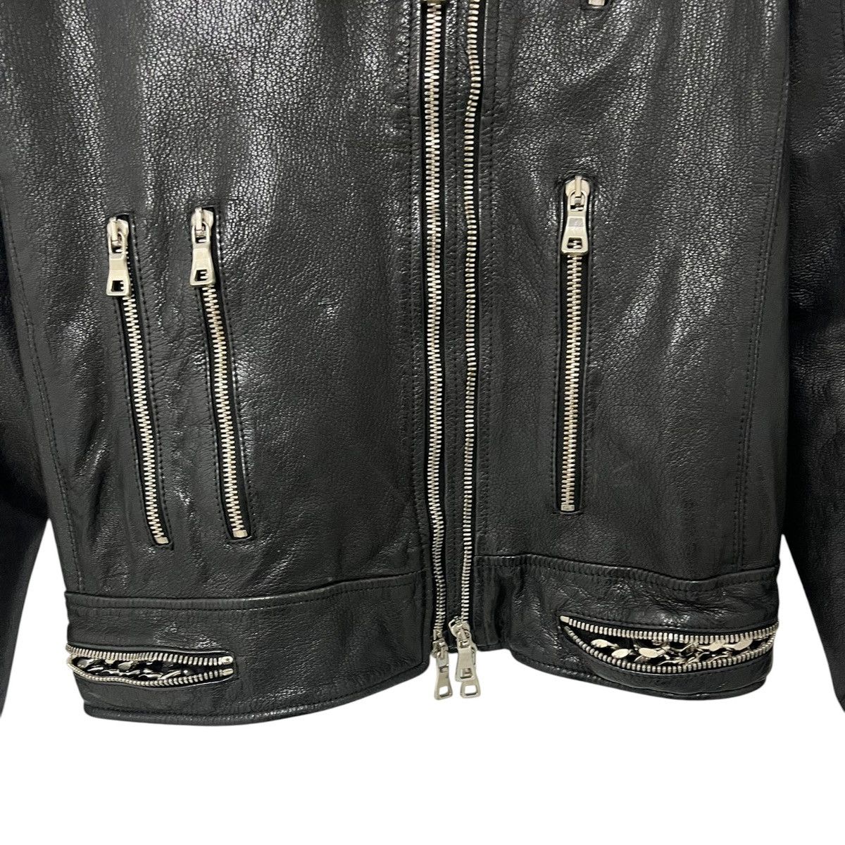 Balmain Balmain studded leather jacket Size S / US 4 / IT 40 - 4 Thumbnail