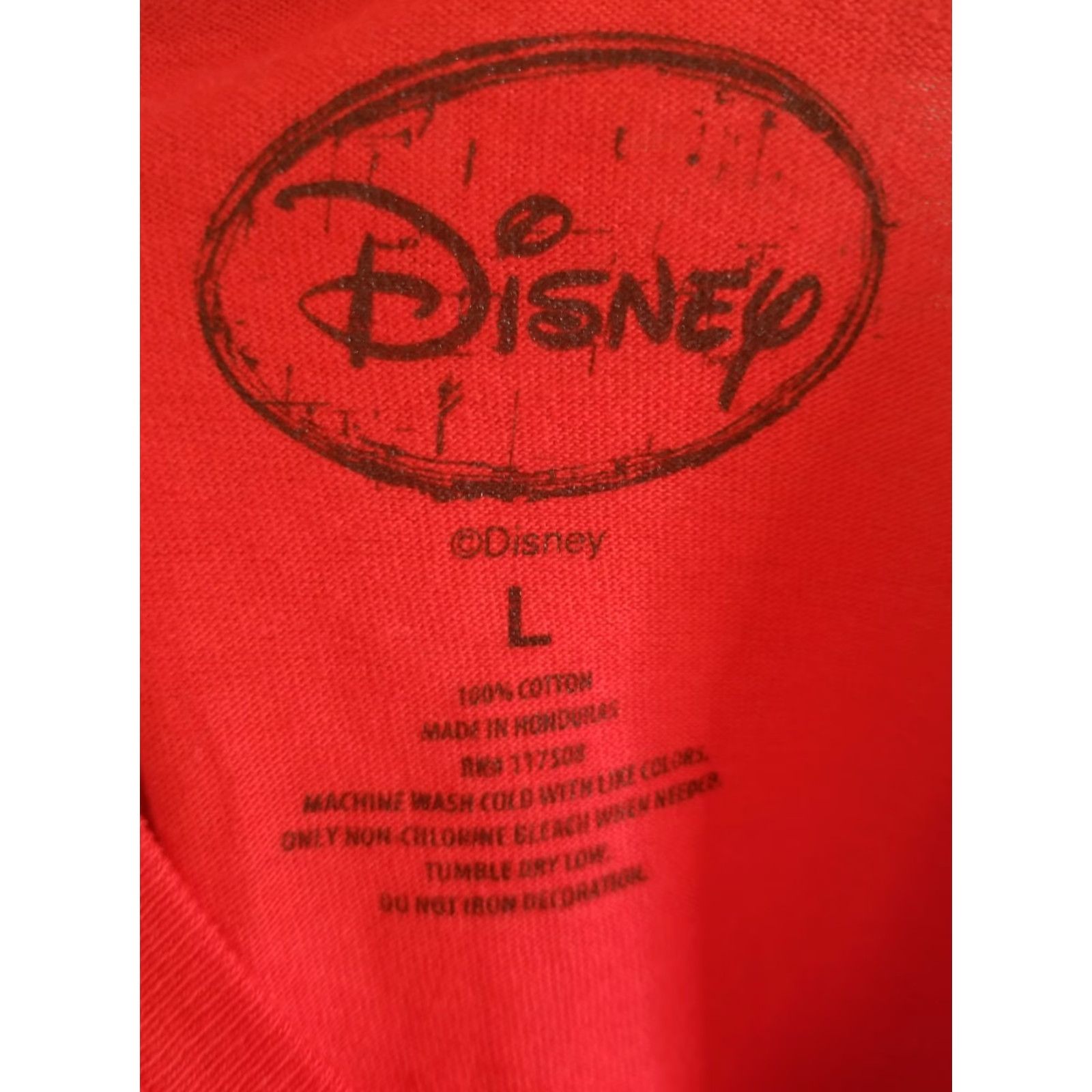 Disney Disney Mickey T-shirt Mens L Red Flocked Graphic DJ Speakers AOP Size US L / EU 52-54 / 3 - 4 Thumbnail