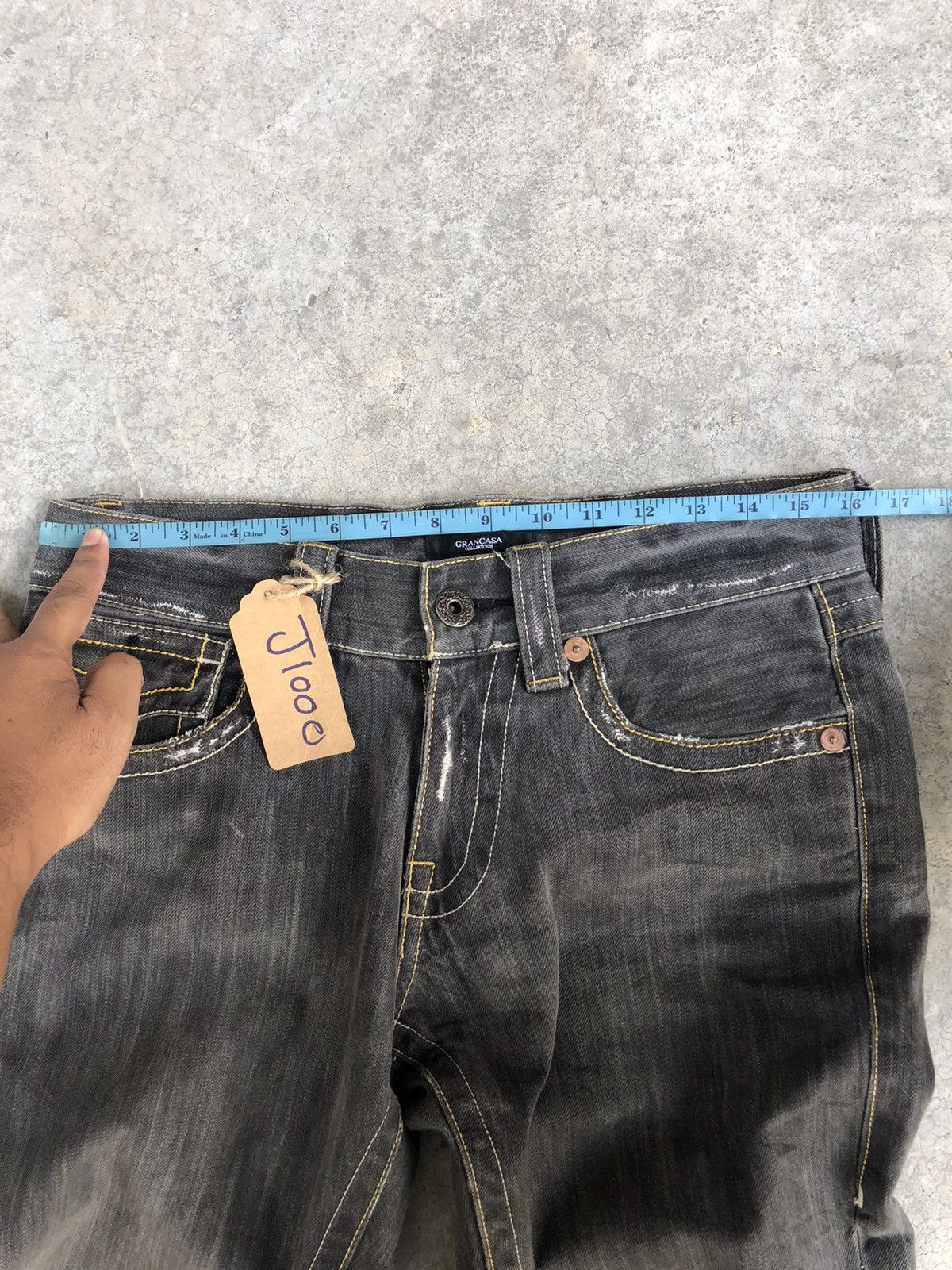 Japanese Brand Japanese Grancasa Flared Jeans Distressed Jeans Size US 31 - 19 Thumbnail