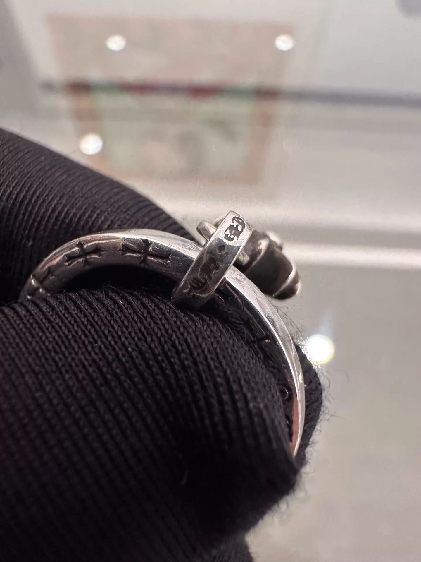 Chrome Hearts Chrome Hearts NTFL Babyfat Cross 925S US7 Ring New Size ONE SIZE - 5 Thumbnail