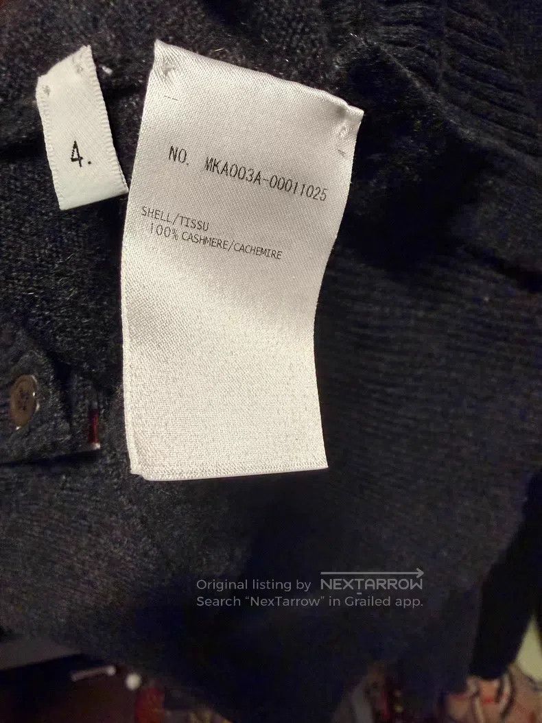 Thom Browne Thom Browne High-necked cashmere cardigan Size US XL / EU 56 / 4 - 4 Thumbnail