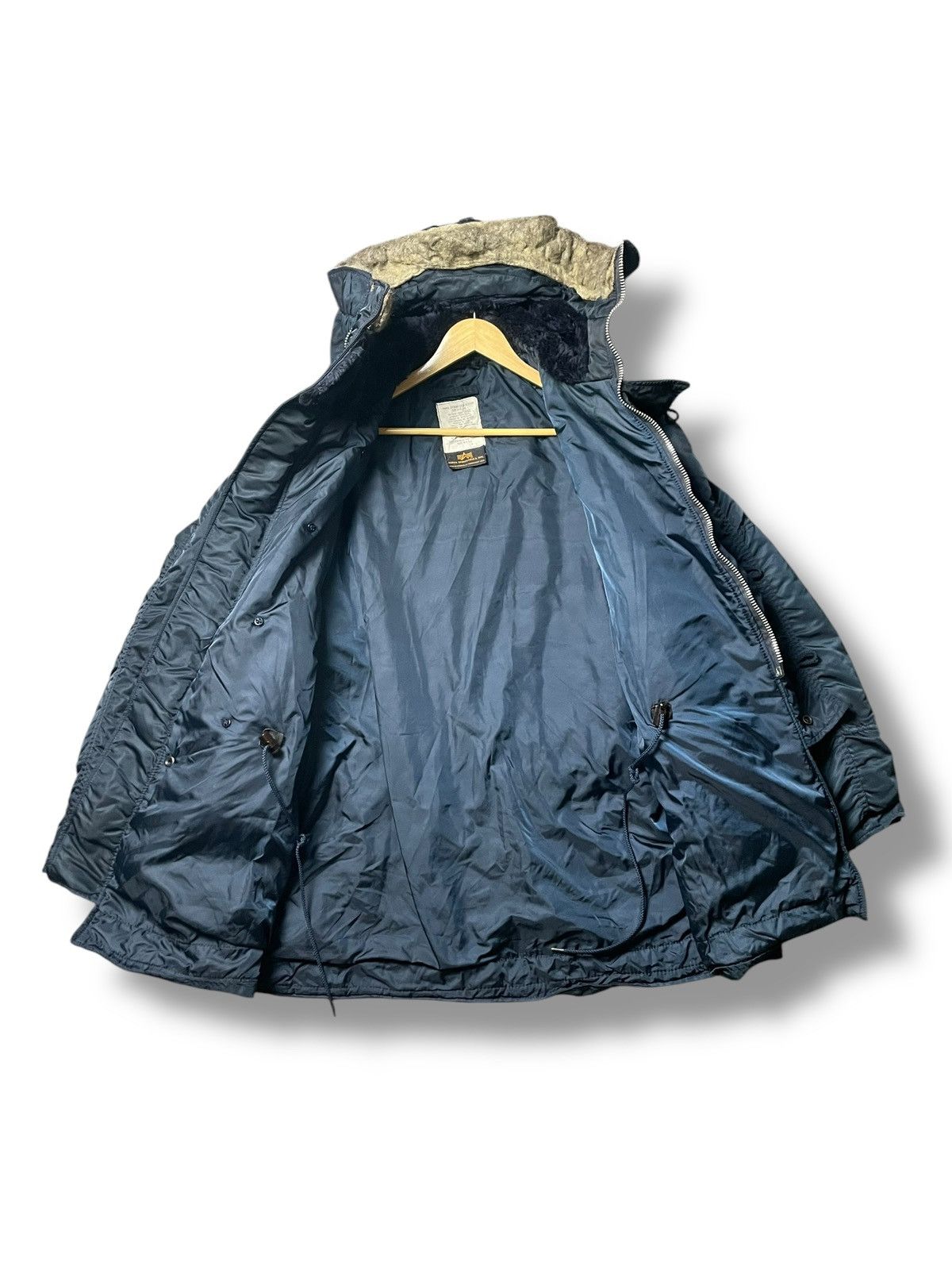 Alpha Industries × Vintage Vintage Alpha Industries Military Jacket (44) Size US XL / EU 56 / 4 - 2 Thumbnail