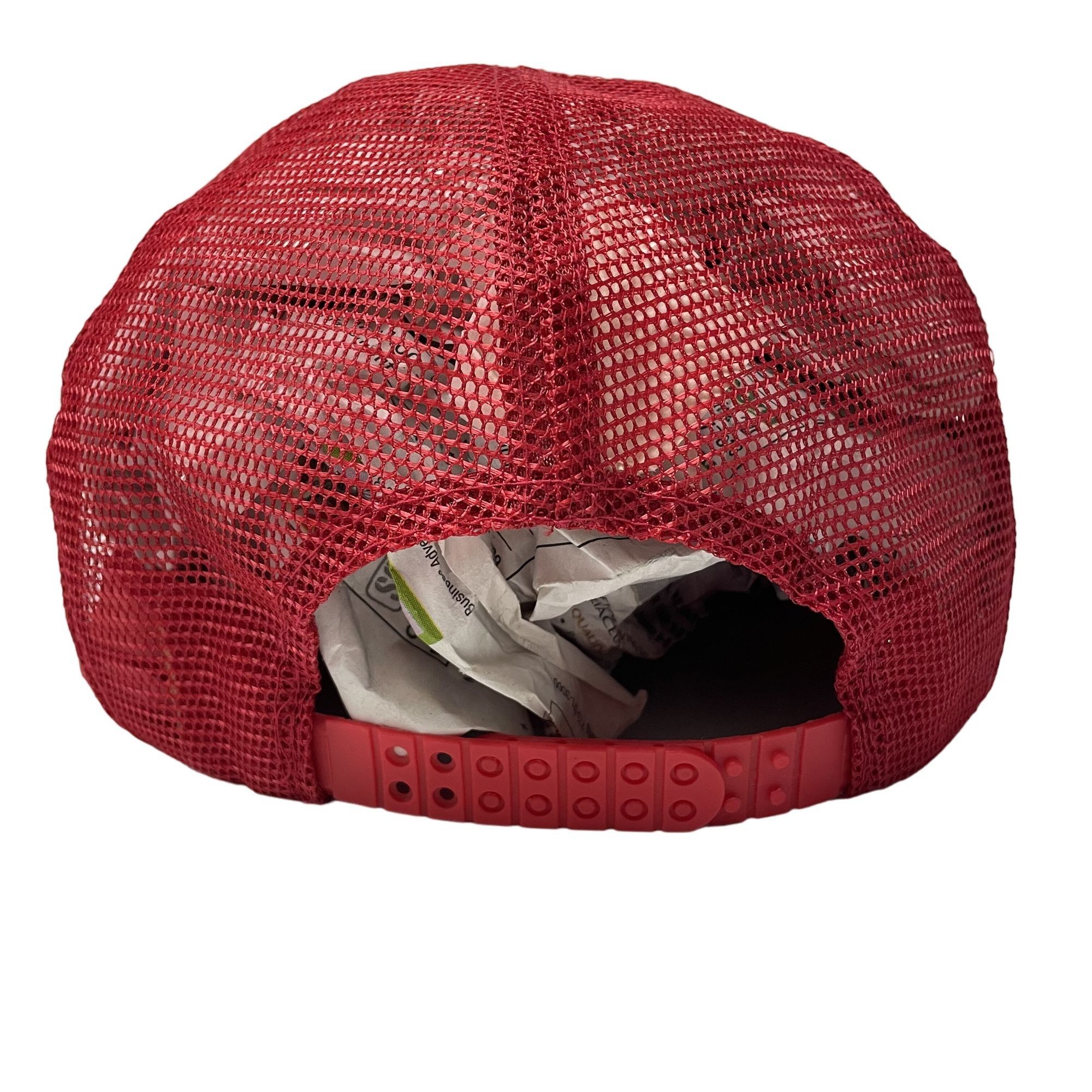 Other NOS 80's New Vtg San Sun ROUGHNECK Red Mesh TRUCKER Hat Size ONE SIZE - 5 Thumbnail