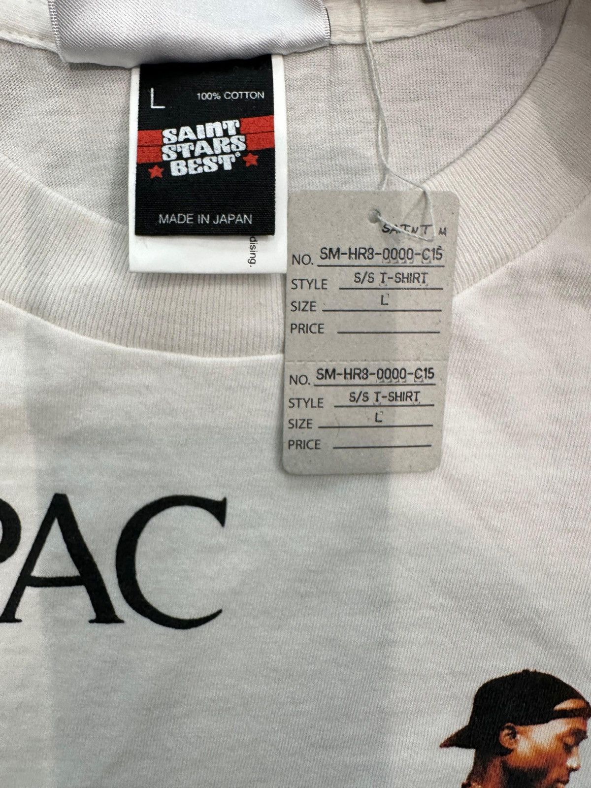 Saint Michael SAINT Mxxxxxx - 2Pac Tee White Size US L / EU 52-54 / 3 - 5 Thumbnail