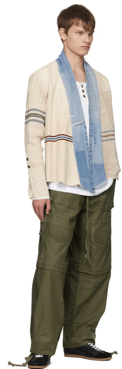 Greg Lauren $1725 Greg Lauren Hemp Sack GL1 SMALL (Size1) Size US S / EU 44-46 / 1 - 3 Thumbnail