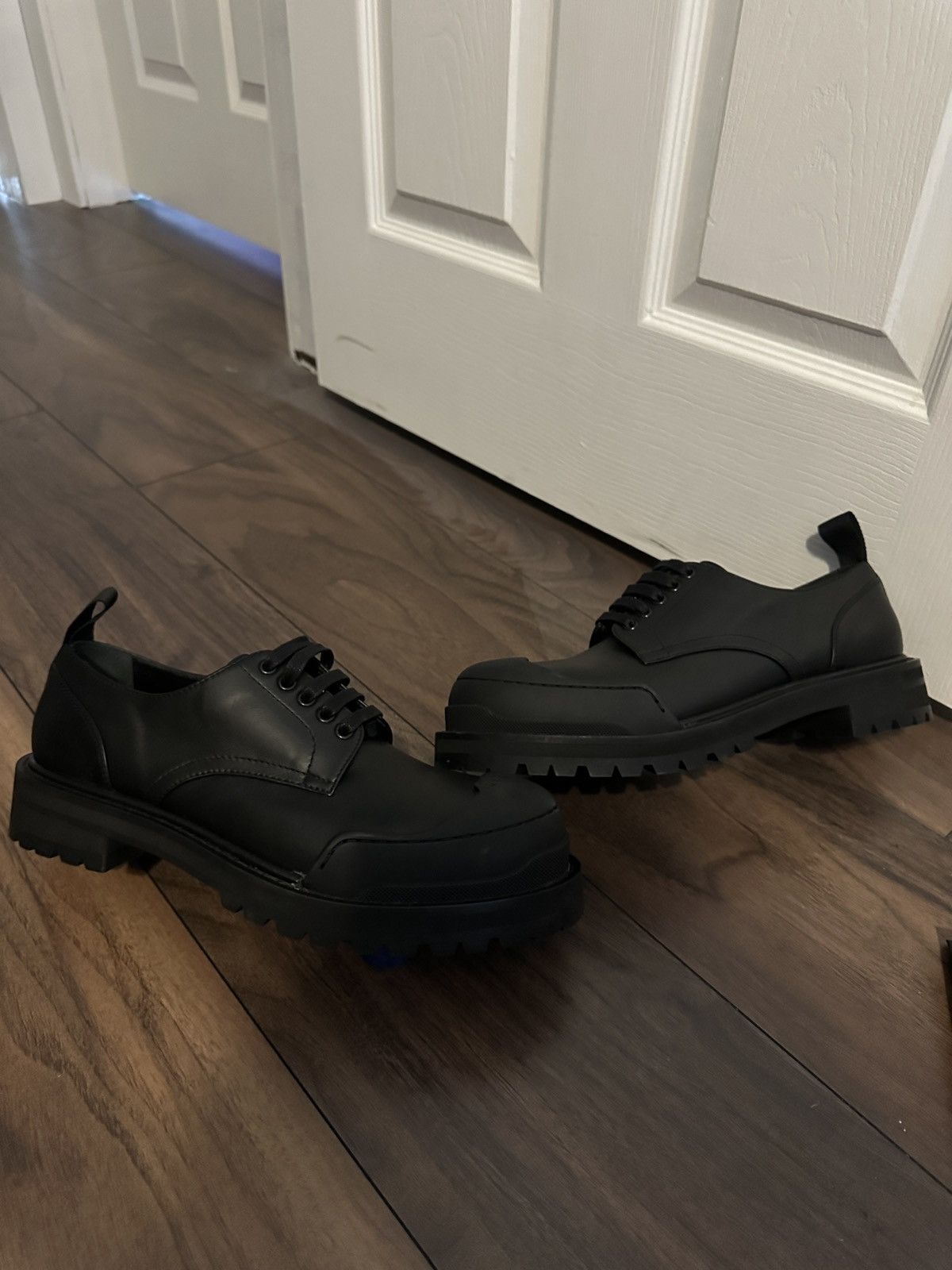 image of Marni Dada Army Derby Black 11/44 New No Box Shoes, Men's