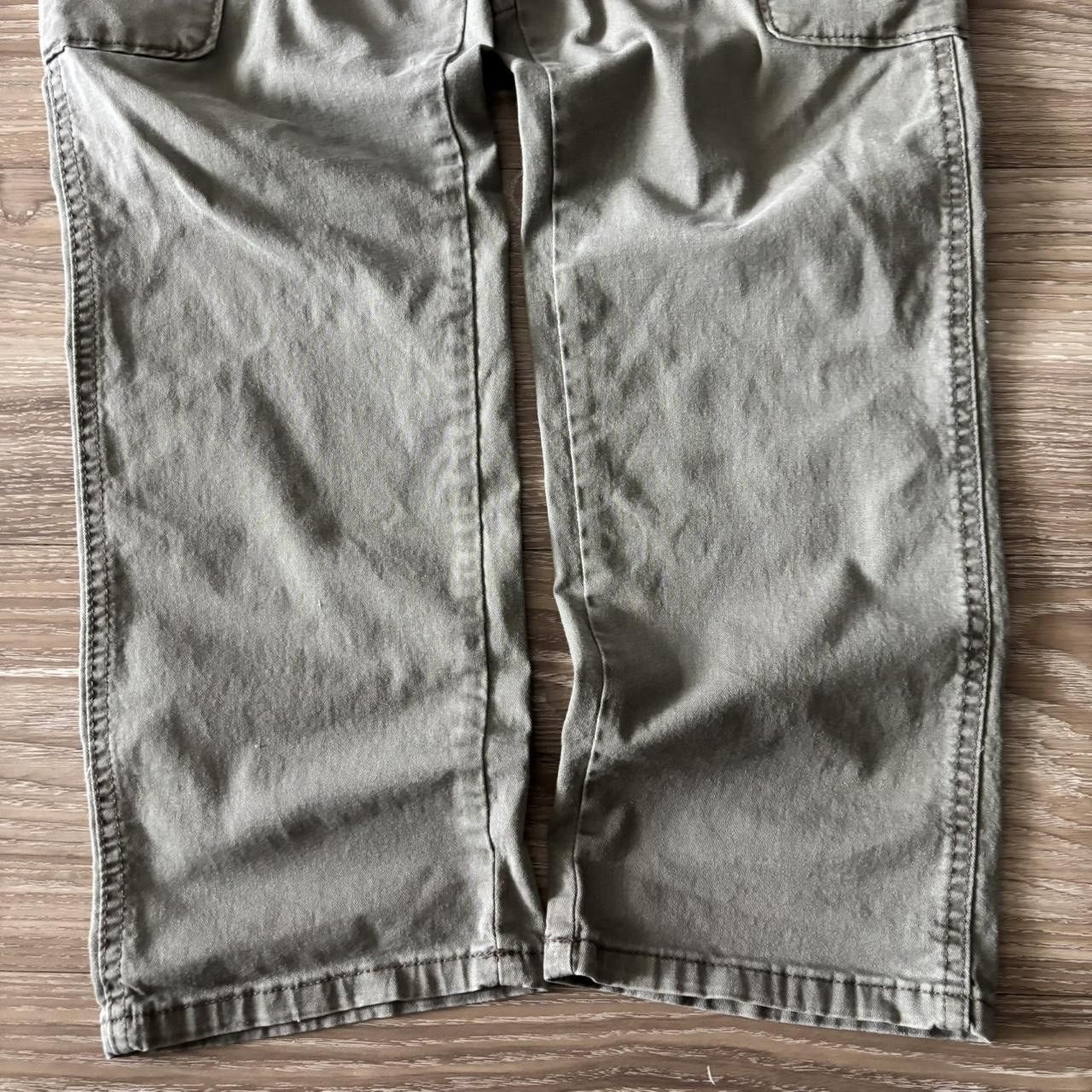 Vintage Crazy Vintage Y2K/2000s Faded Khaki Grunge Cargo Pants! 32x31 Size US 32 / EU 48 - 6 Thumbnail