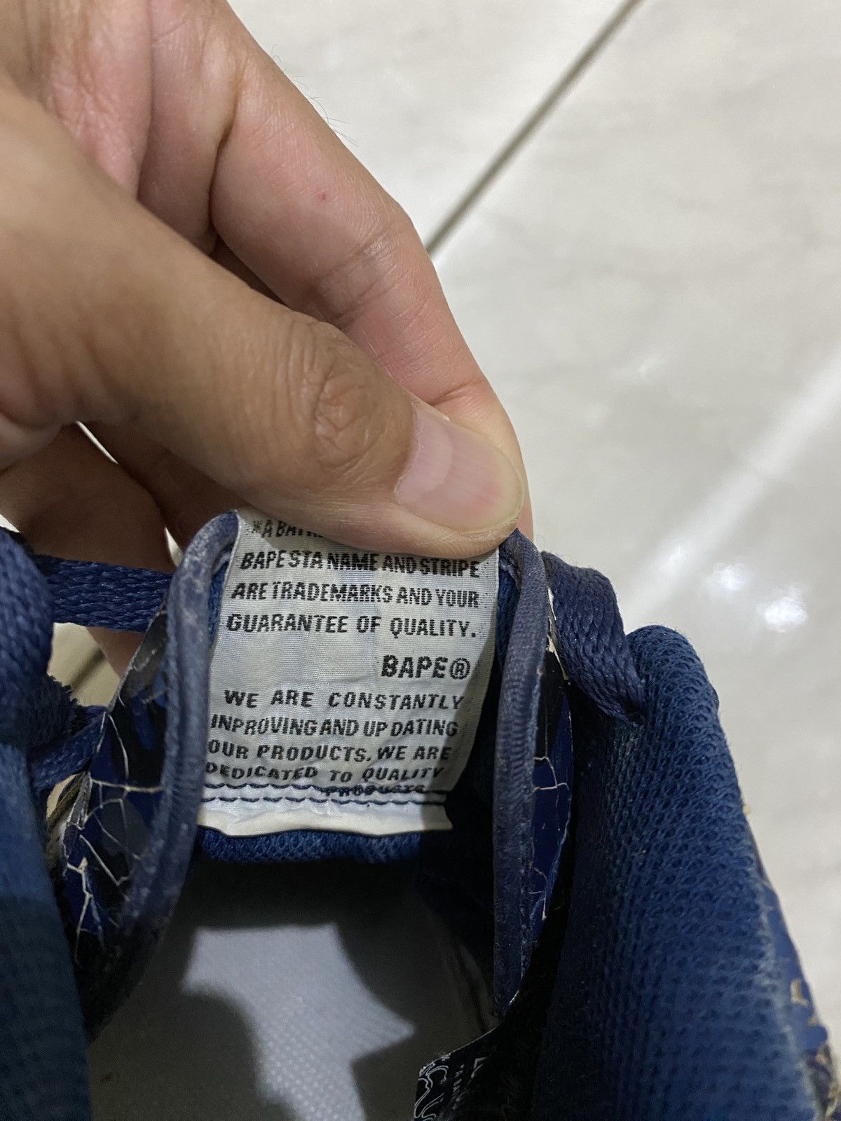 Bape Bapesta Hi Size US 8.5 / EU 41-42 - 12 Thumbnail