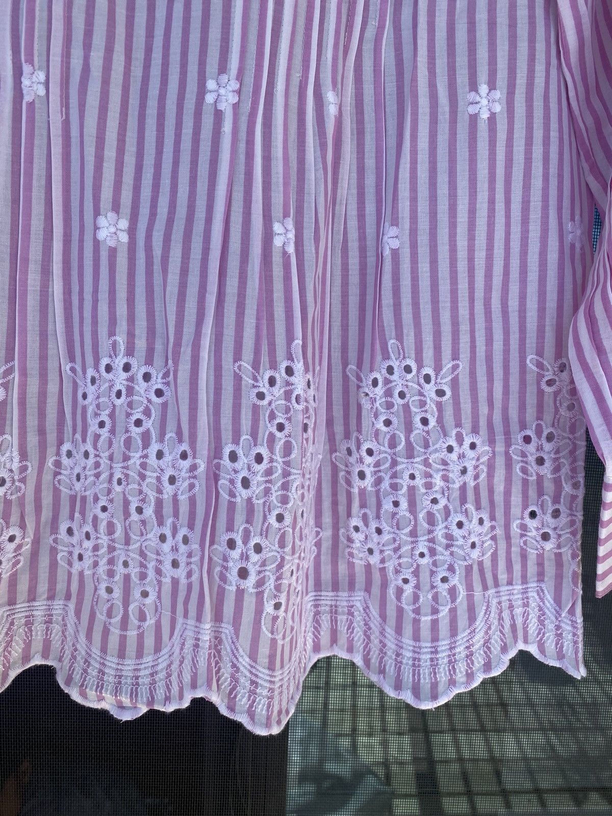 Other American Sweetheart Women's Size S Pink Cotton Scallop Size S / US 4 / IT 40 - 4 Thumbnail