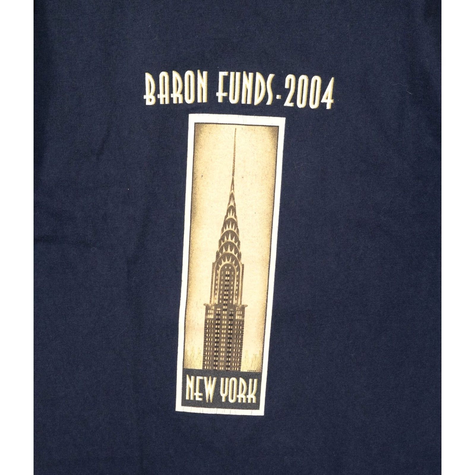 Hanes VINTAGE Hanes Beefy-T T-Shirt Men's Blue 2000s 2004 Empire State Trading Barons Funds Art Sports USA Logo Crew Neck Short Sleeve M Size US M / EU 48-50 / 2 - 7 Thumbnail