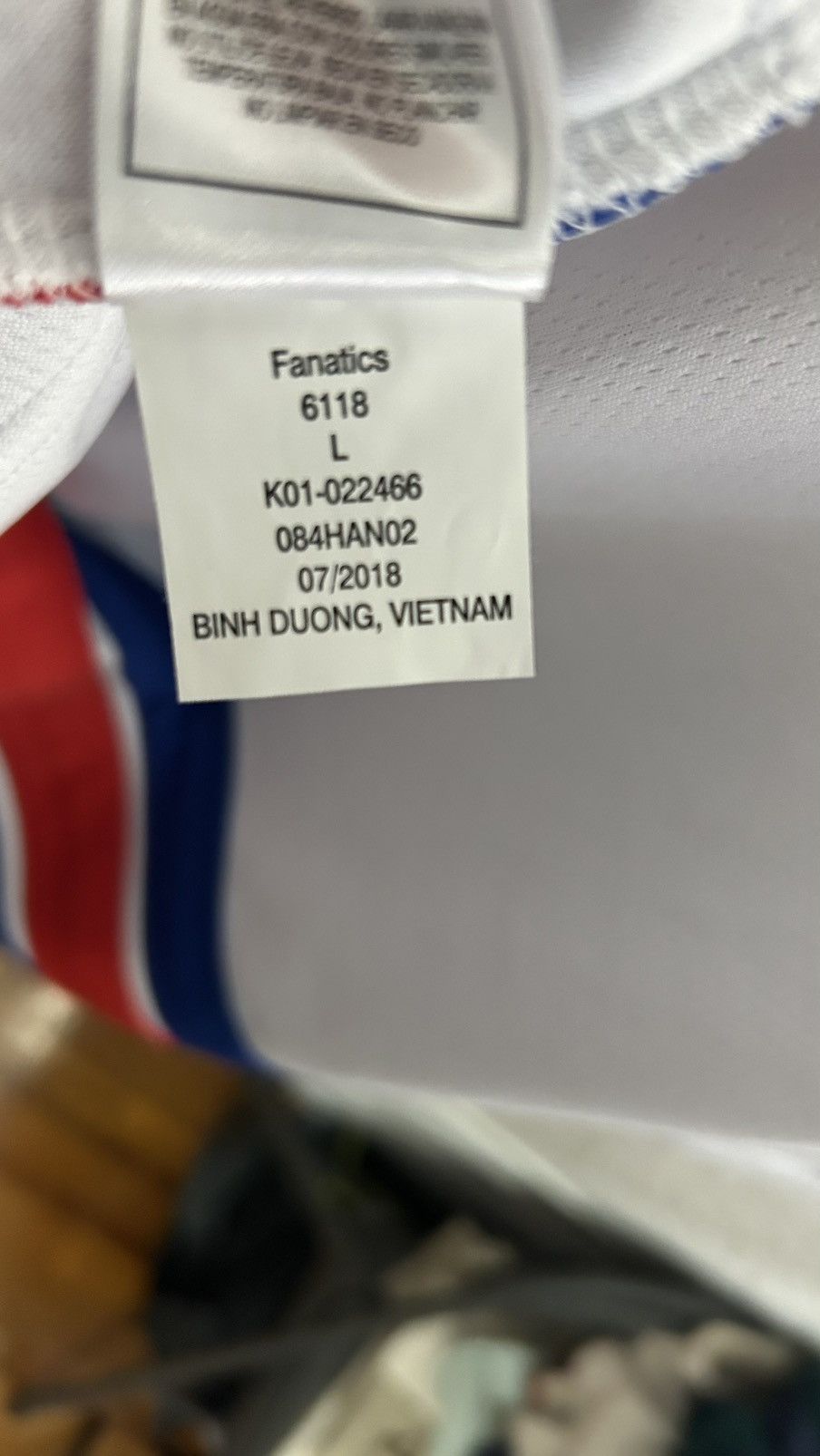 NHL New York Rangers Away Hockey Jersey Fanatics Size US L / EU 52-54 / 3 - 9 Thumbnail