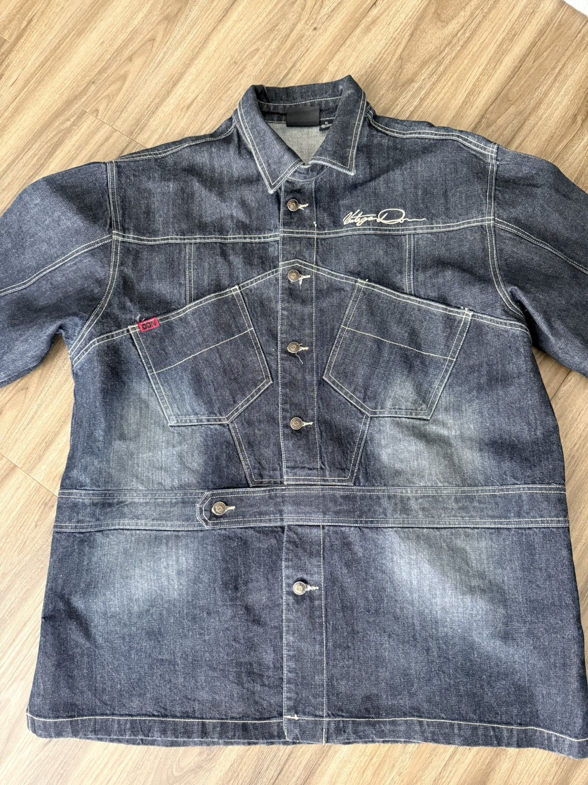 Other Vintage Y2K Streetwear Vintage Don Oversized Denim Jacket Size US XL / EU 56 / 4 - 2 Thumbnail
