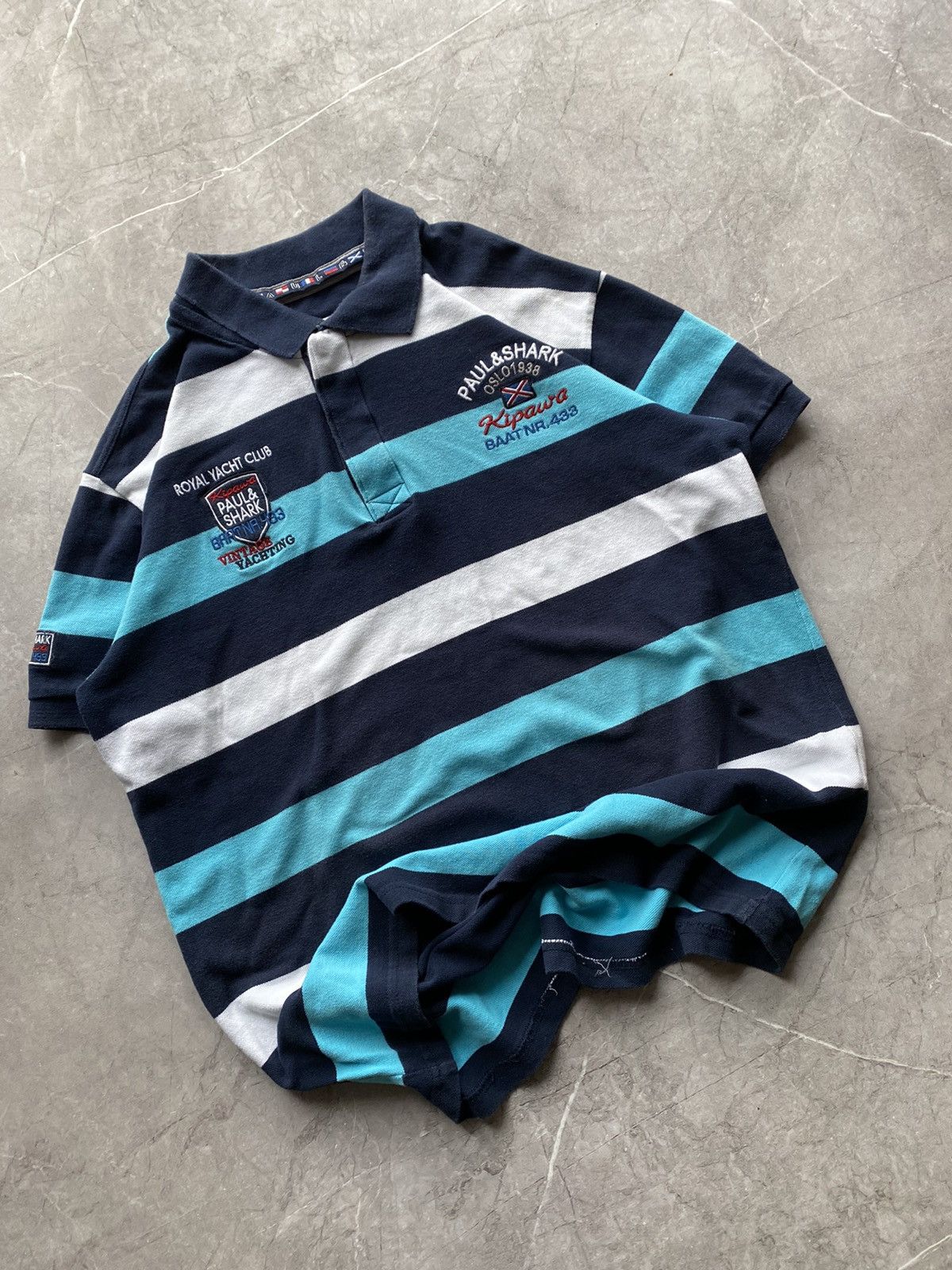 Paul & Shark Paul & Shark Yachting F24 Kipawa Royal Yacht Club Polo Size US L / EU 52-54 / 3 - 1 Thumbnail