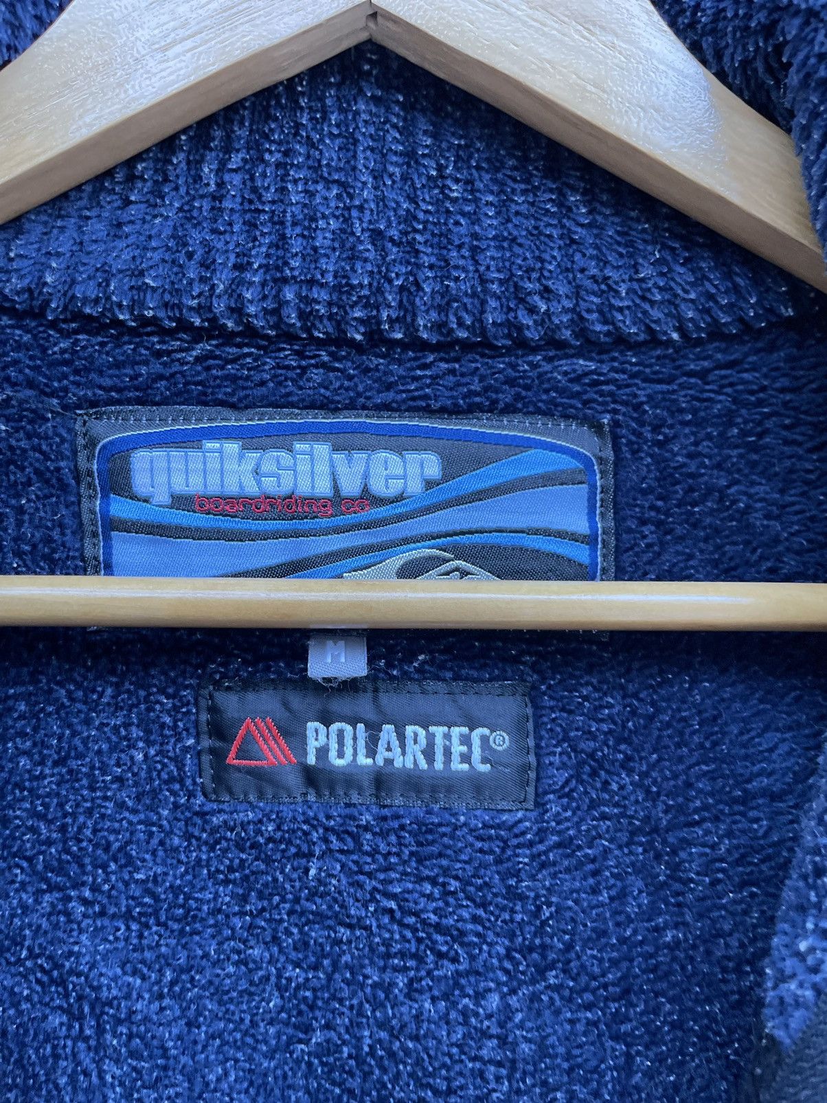 Polartec × Quiksilver × Vintage Quiksilver Japan Polartec Heavyweight Fleece Zip Up Jacket Size US M / EU 48-50 / 2 - 4 Thumbnail